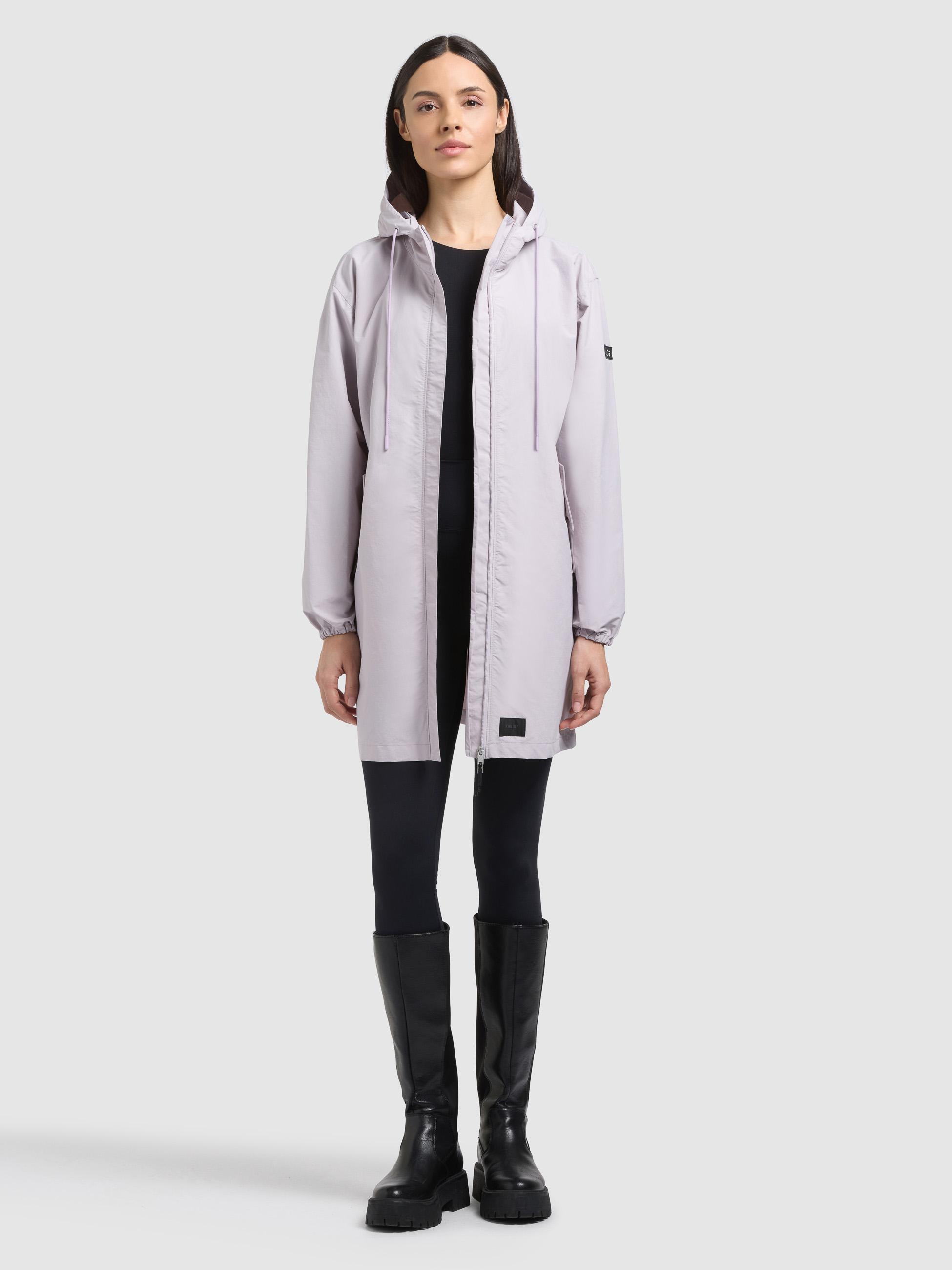 Kurzmantel mit Umhängetasche "Ameti" Raindrops Lilac