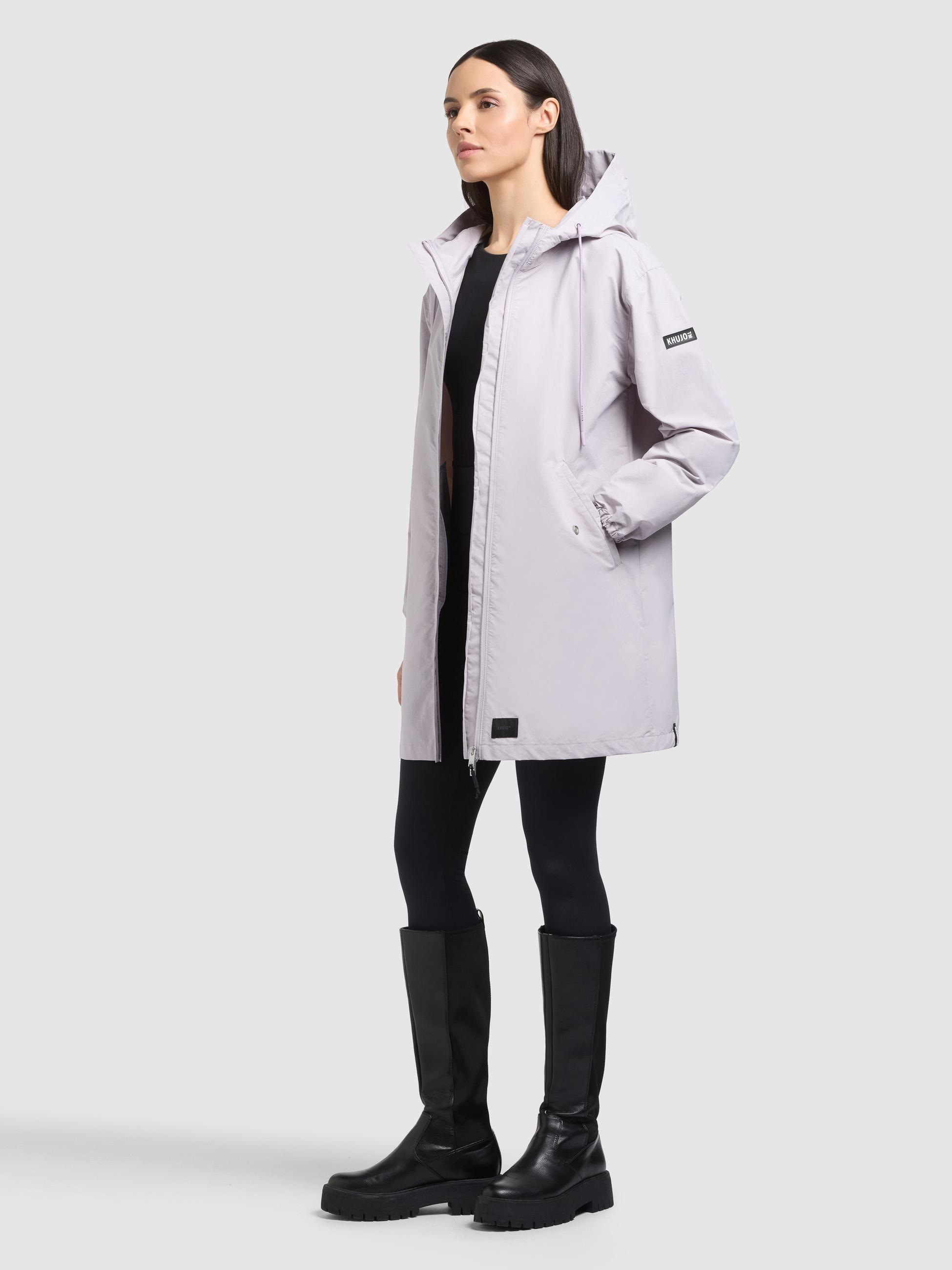 Kurzmantel mit Umhängetasche "Ameti" Raindrops Lilac