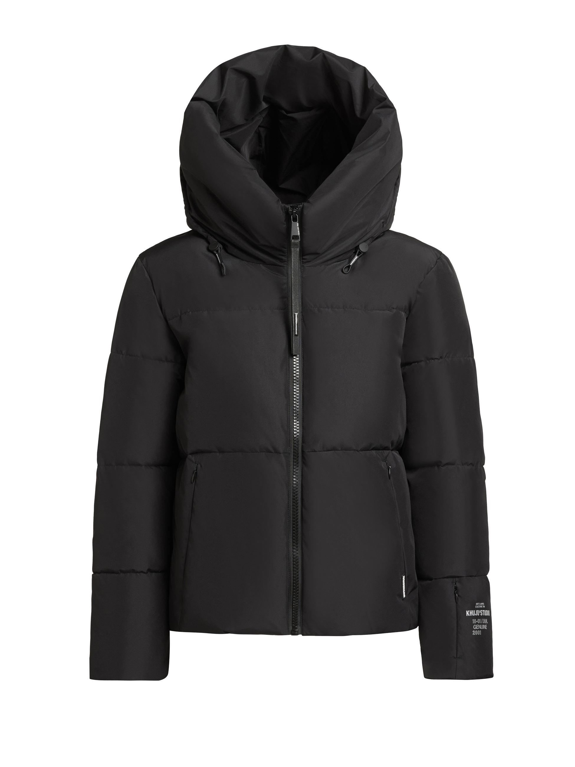 Winterjacke mit verstellbarerKapuze "Audrey Matt" Black