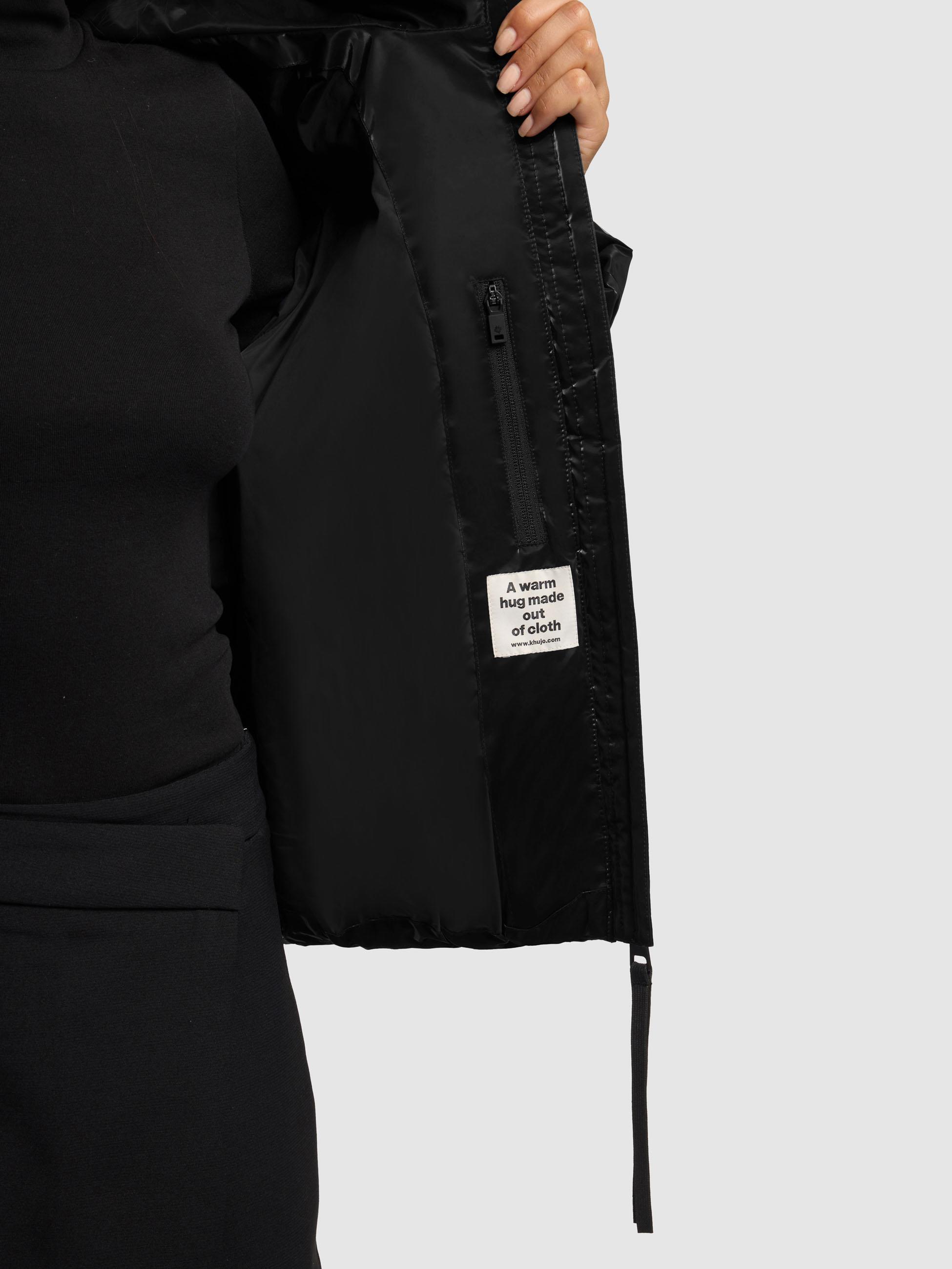 Glänzende Winter Steppjacke "Audrey Shiny" Black