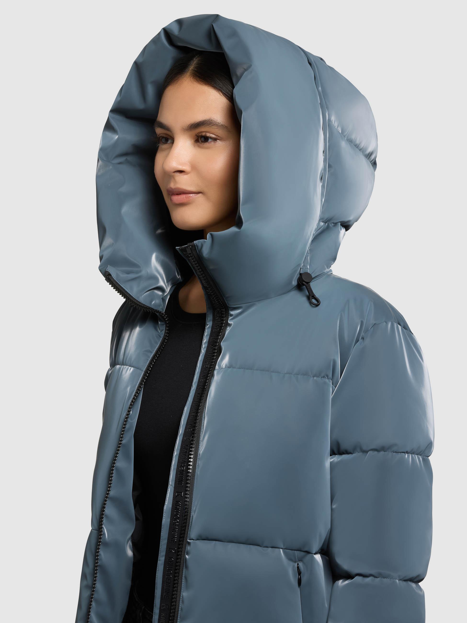 Glänzende Winter Steppjacke "Audrey Shiny" Dim Blue
