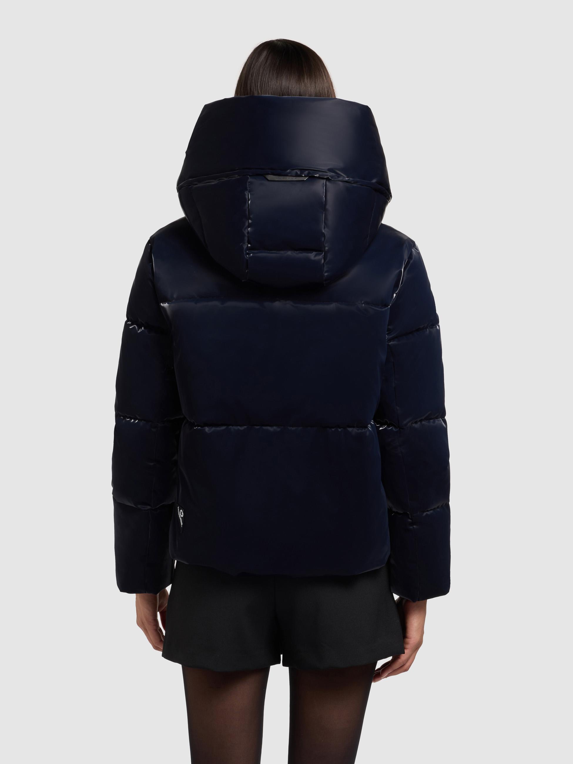 Glänzende Winter Steppjacke "Audrey Shiny" Midnight Blue