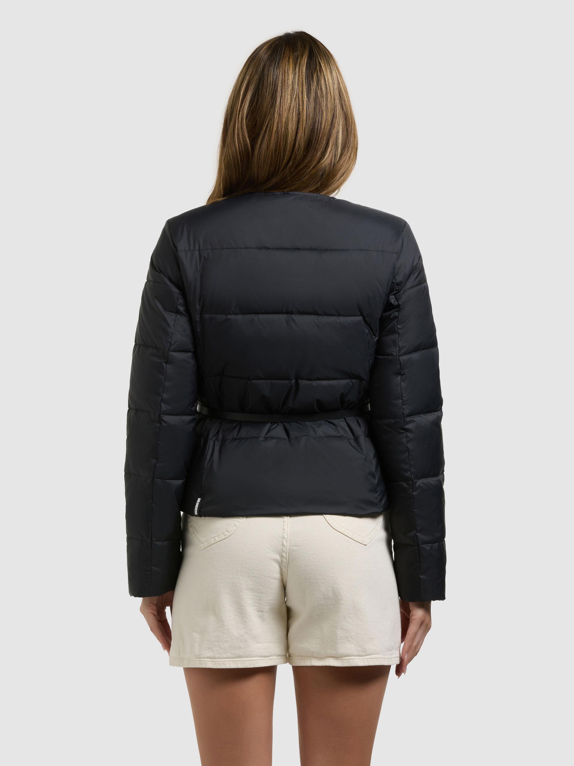 Steppjacke mit Taillengürtel "Cinnia" Black