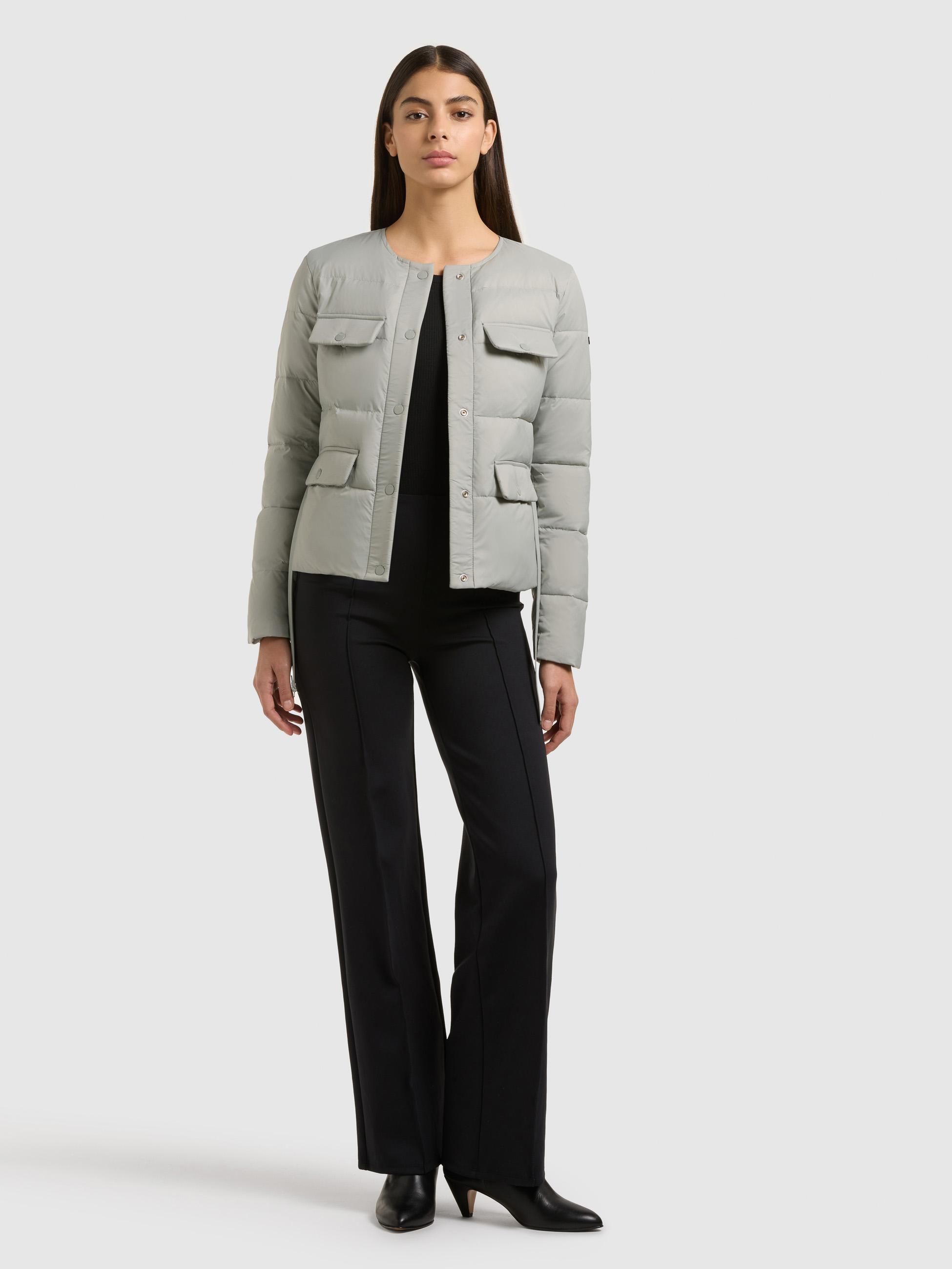 Steppjacke mit Taillengürtel "Cinnia" Cloud Green