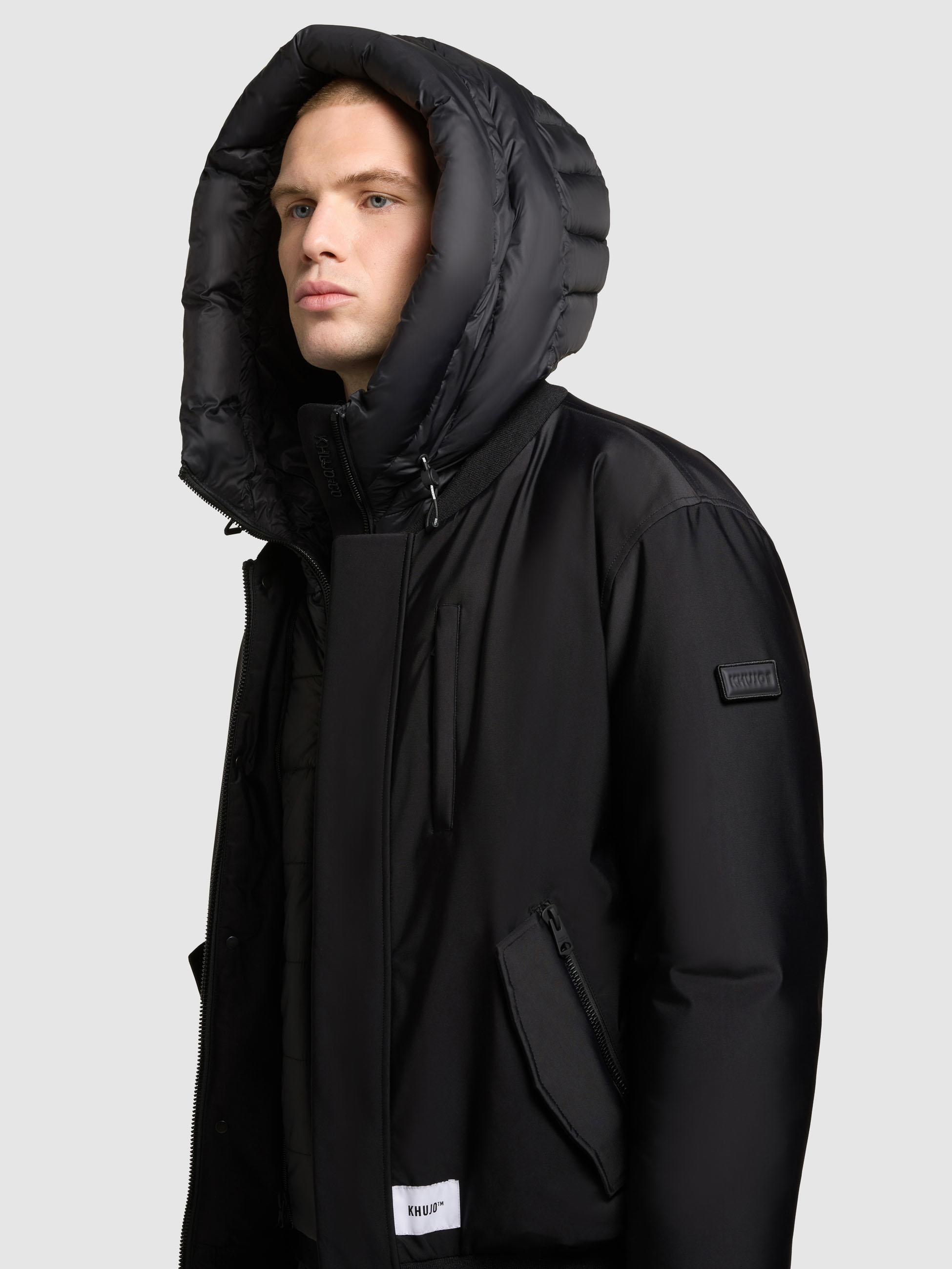 Winterjacke mit abnehmbarem Inlayer "Clemat" Black