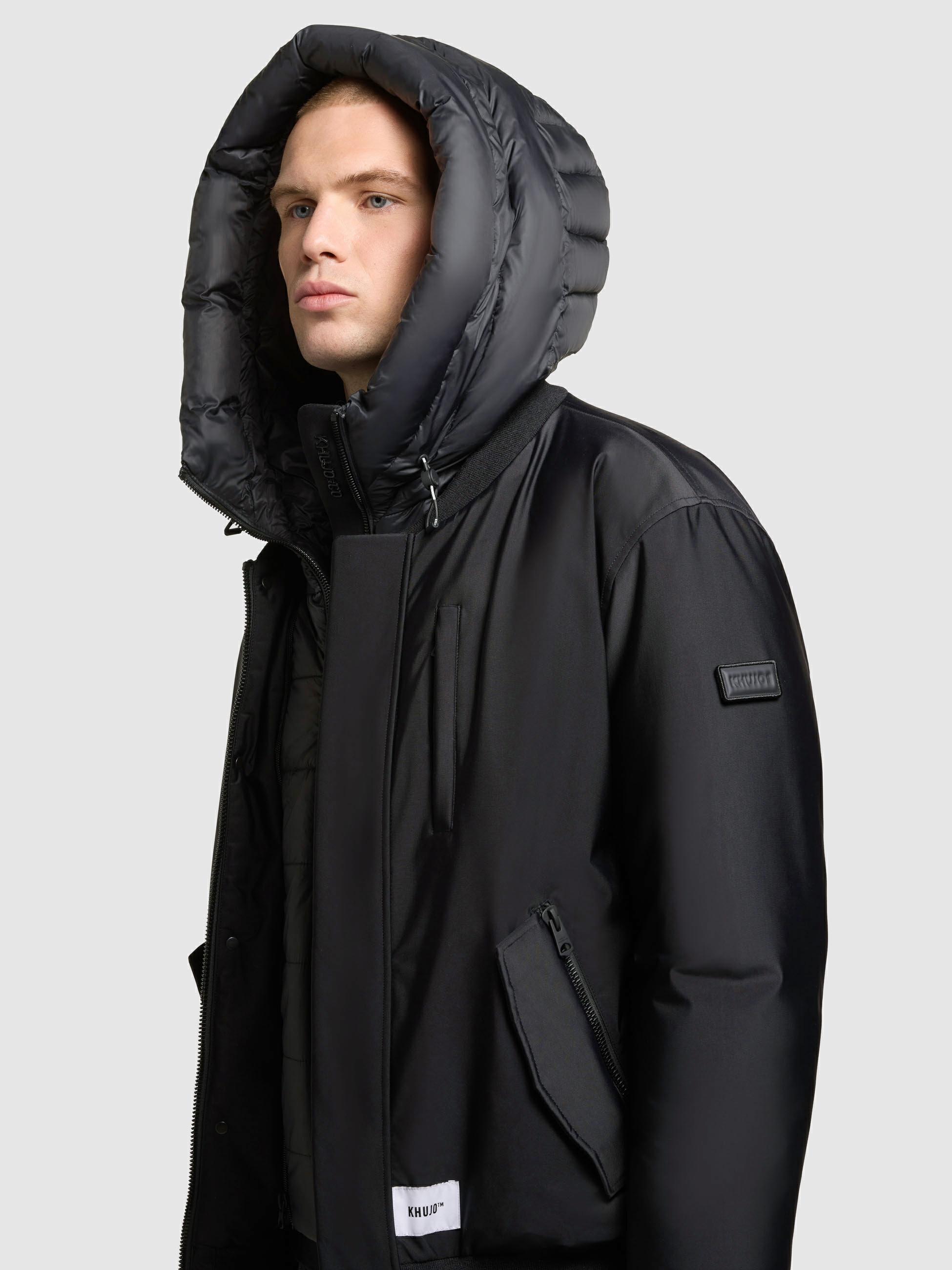 Winterjacke mit abnehmbarem Inlayer "Clemat" Obrage Grey