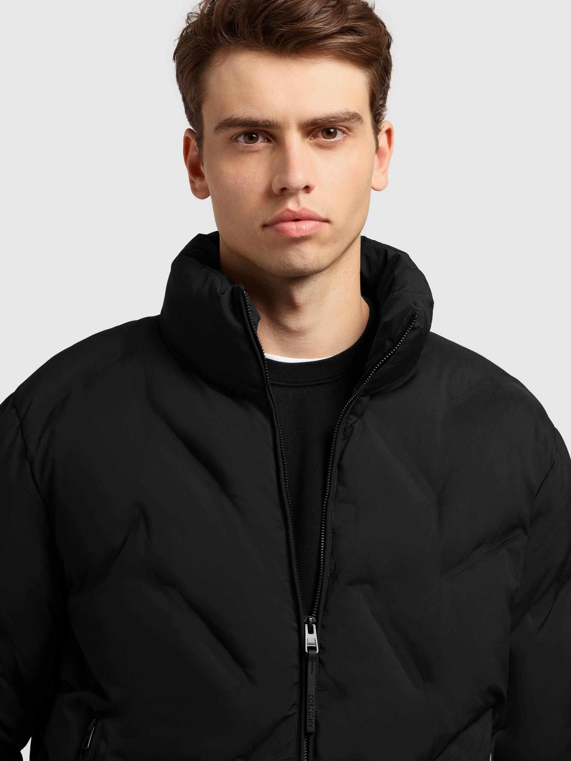 Winterjacke mit auffälliger Steppung "Clover" Black