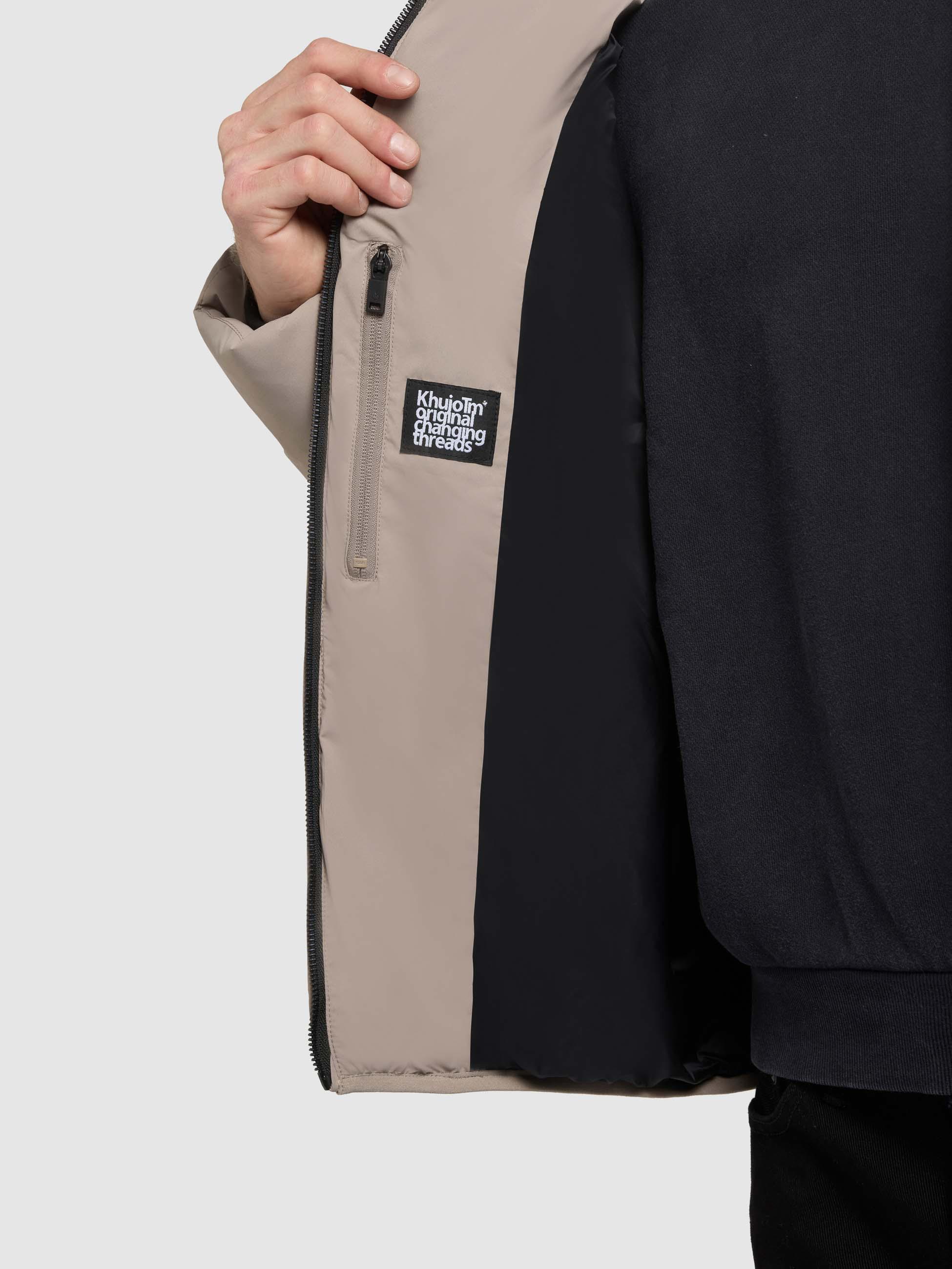Winterjacke mit auffälliger Steppung "Clover" Greige