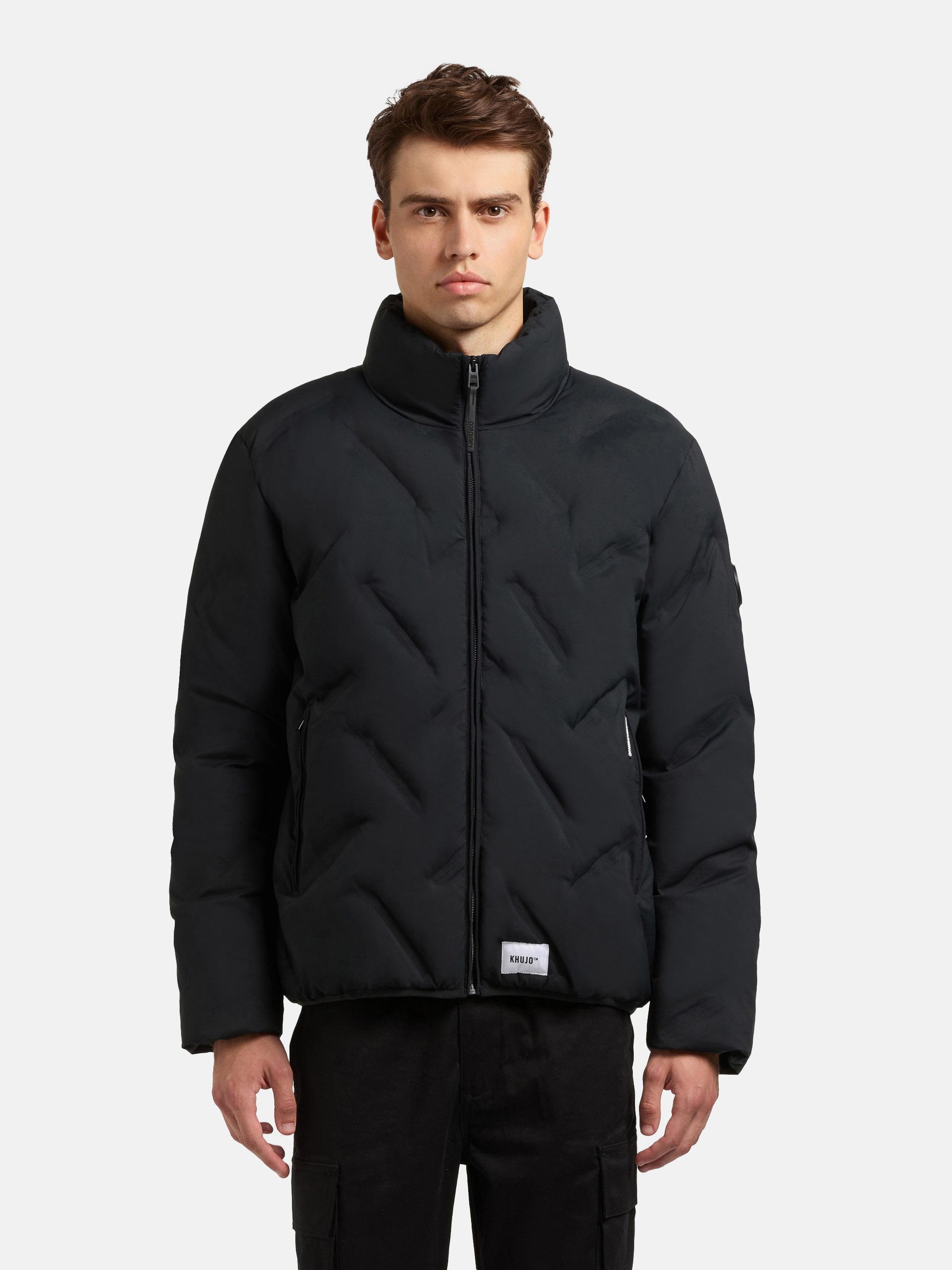 Winterjacke mit auffälliger Steppung "Clover" Port Blue
