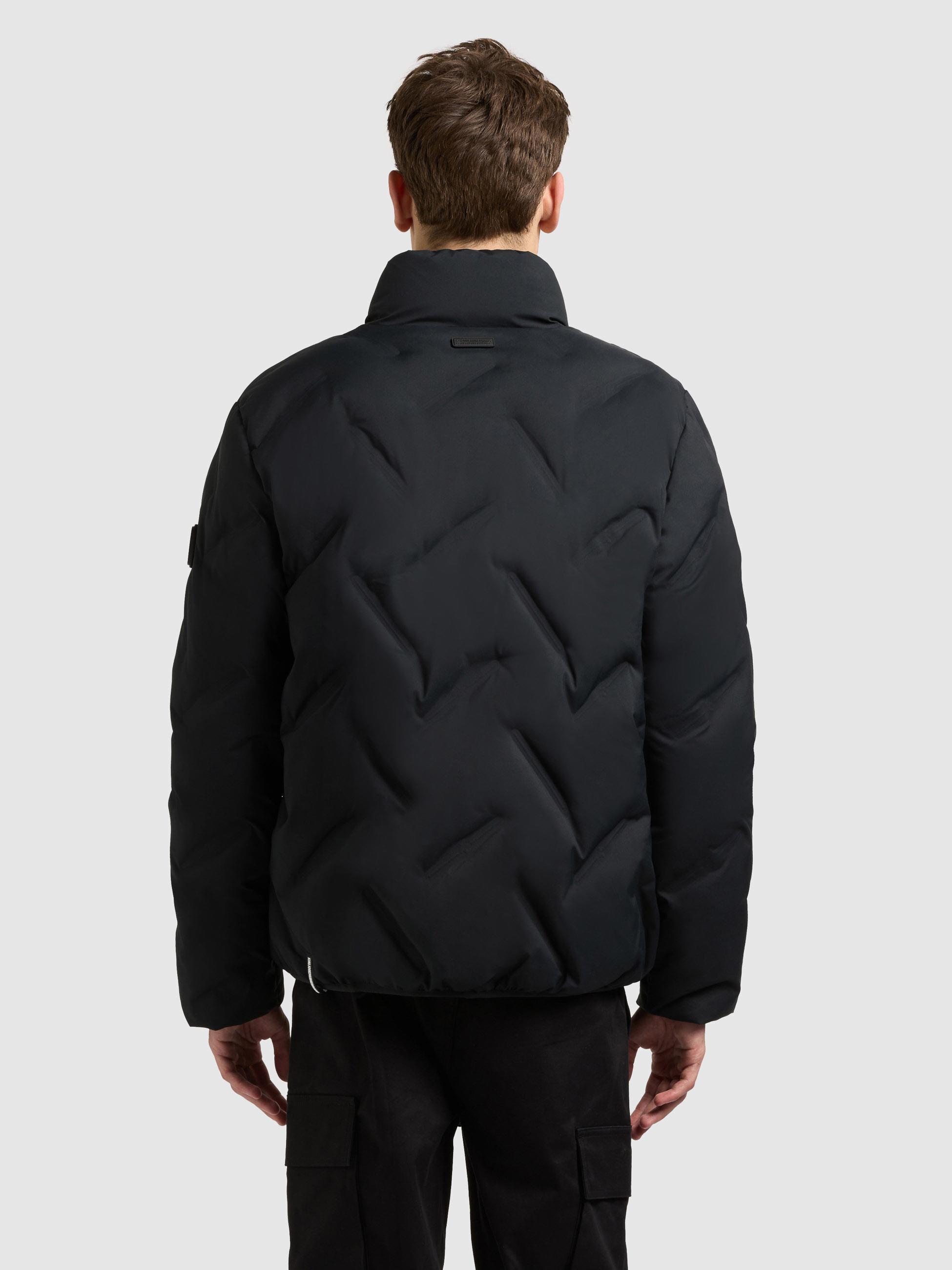 Winterjacke mit auffälliger Steppung "Clover" Port Blue