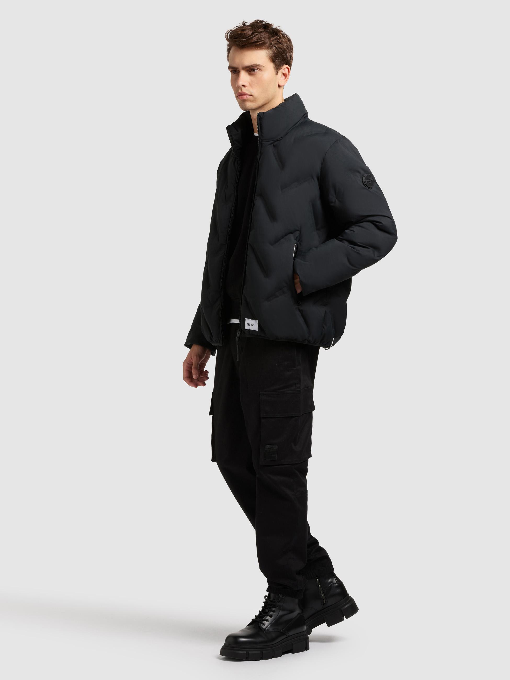 Winterjacke mit auffälliger Steppung "Clover" Port Blue