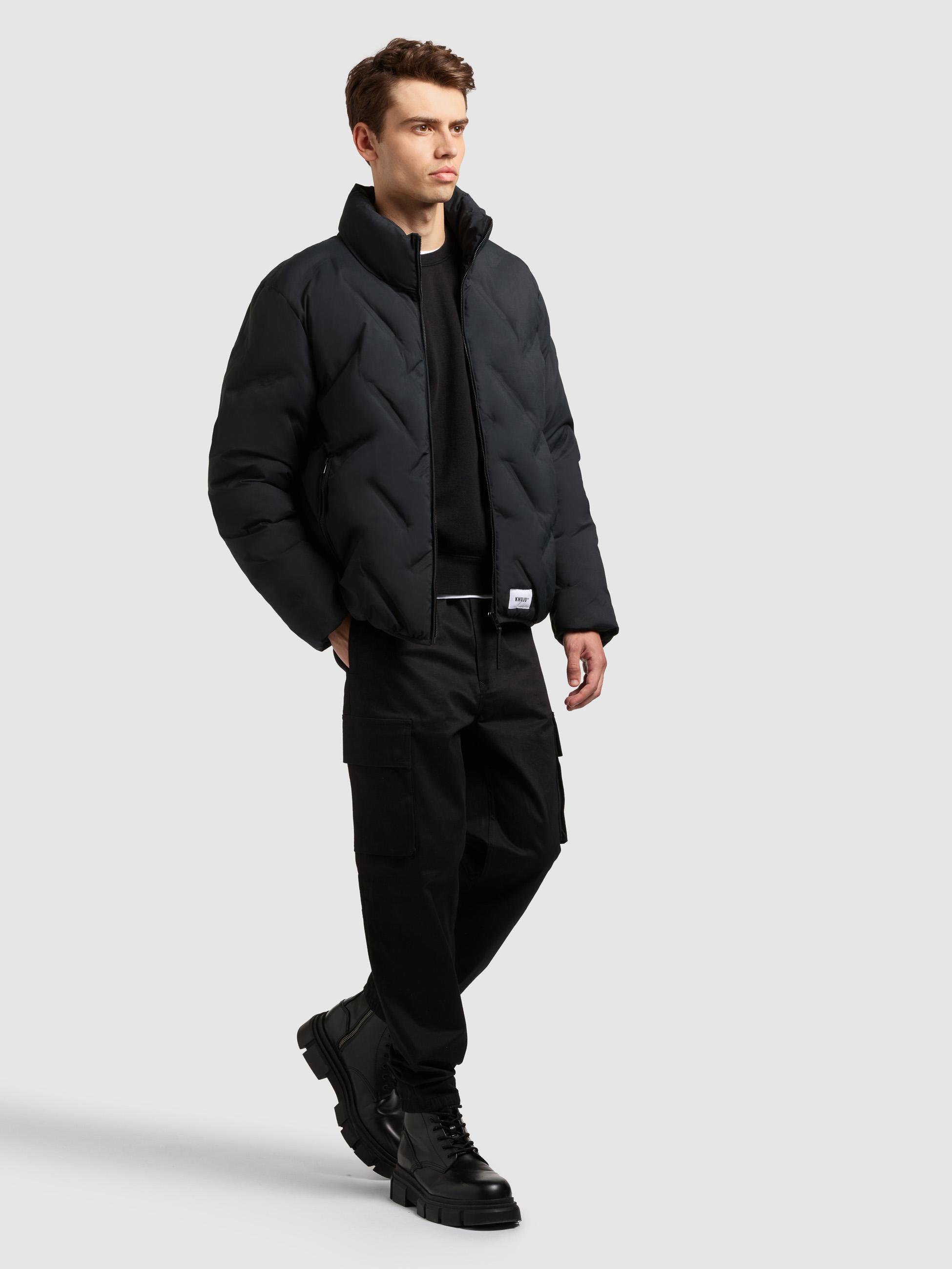 Winterjacke mit auffälliger Steppung "Clover" Port Blue