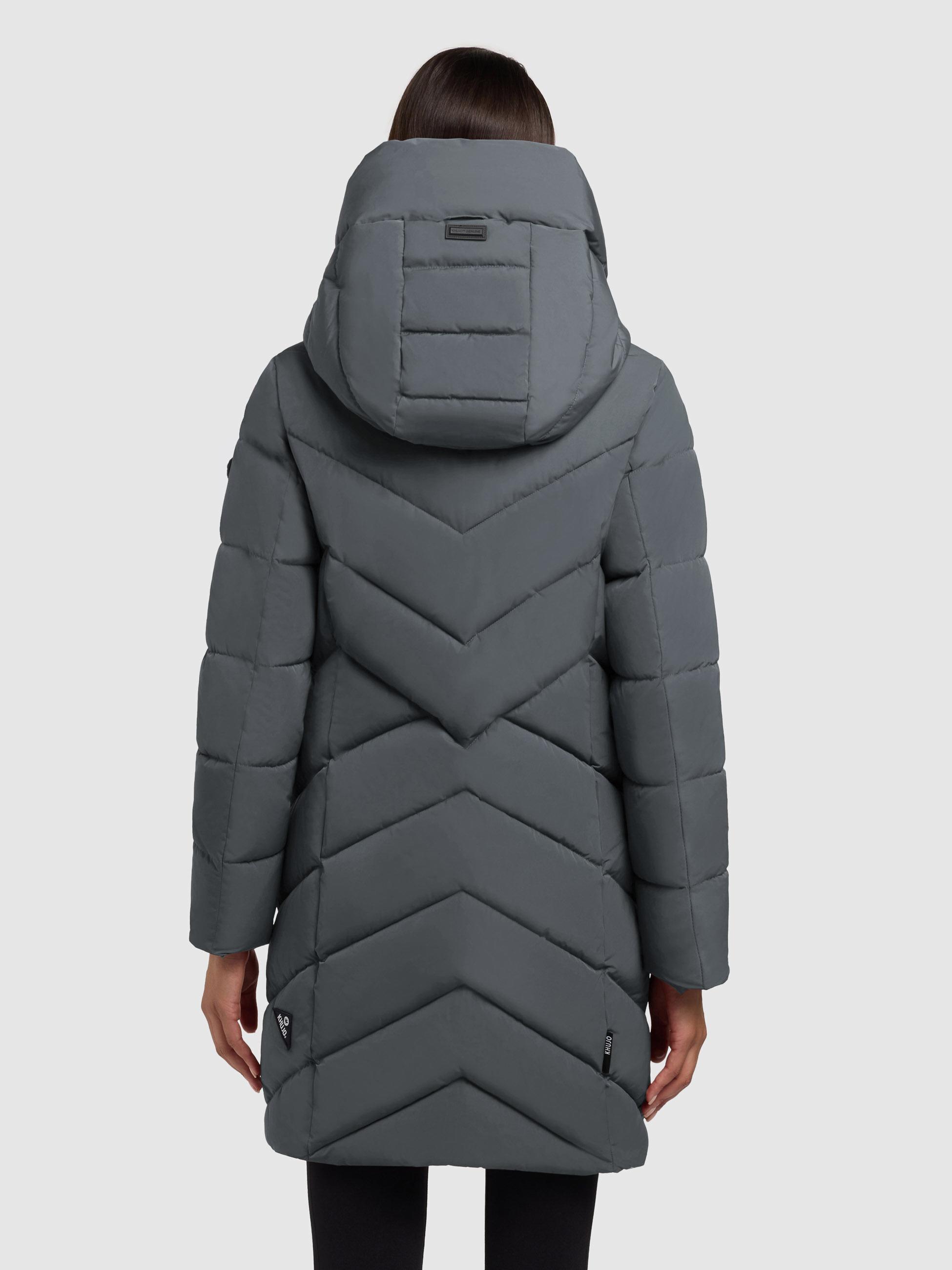 Winter Steppmantel mit Schlüsselanhänger "Darka2-YM" Foam Green