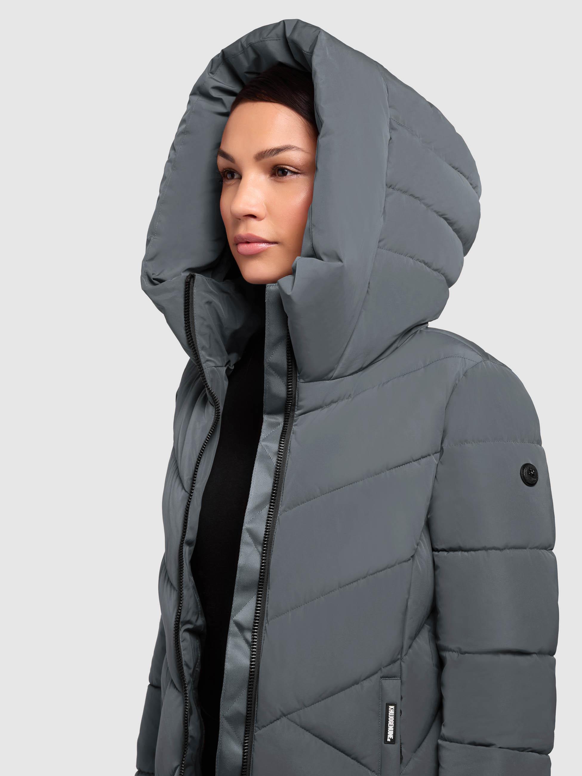 Winter Steppmantel mit Schlüsselanhänger "Darka2-YM" Foam Green