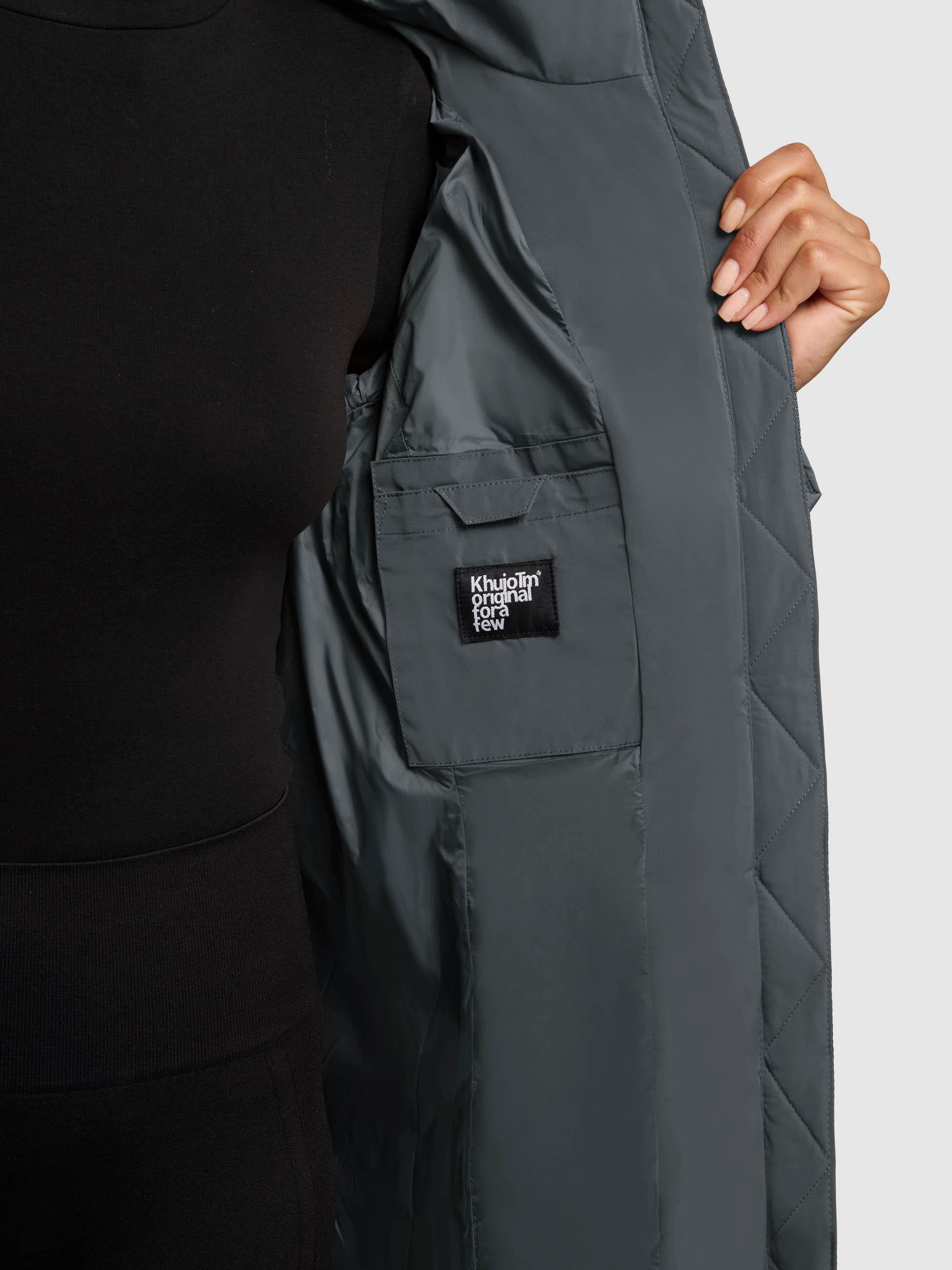 Winter Steppmantel mit Schlüsselanhänger "Darka2-YM" Foam Green