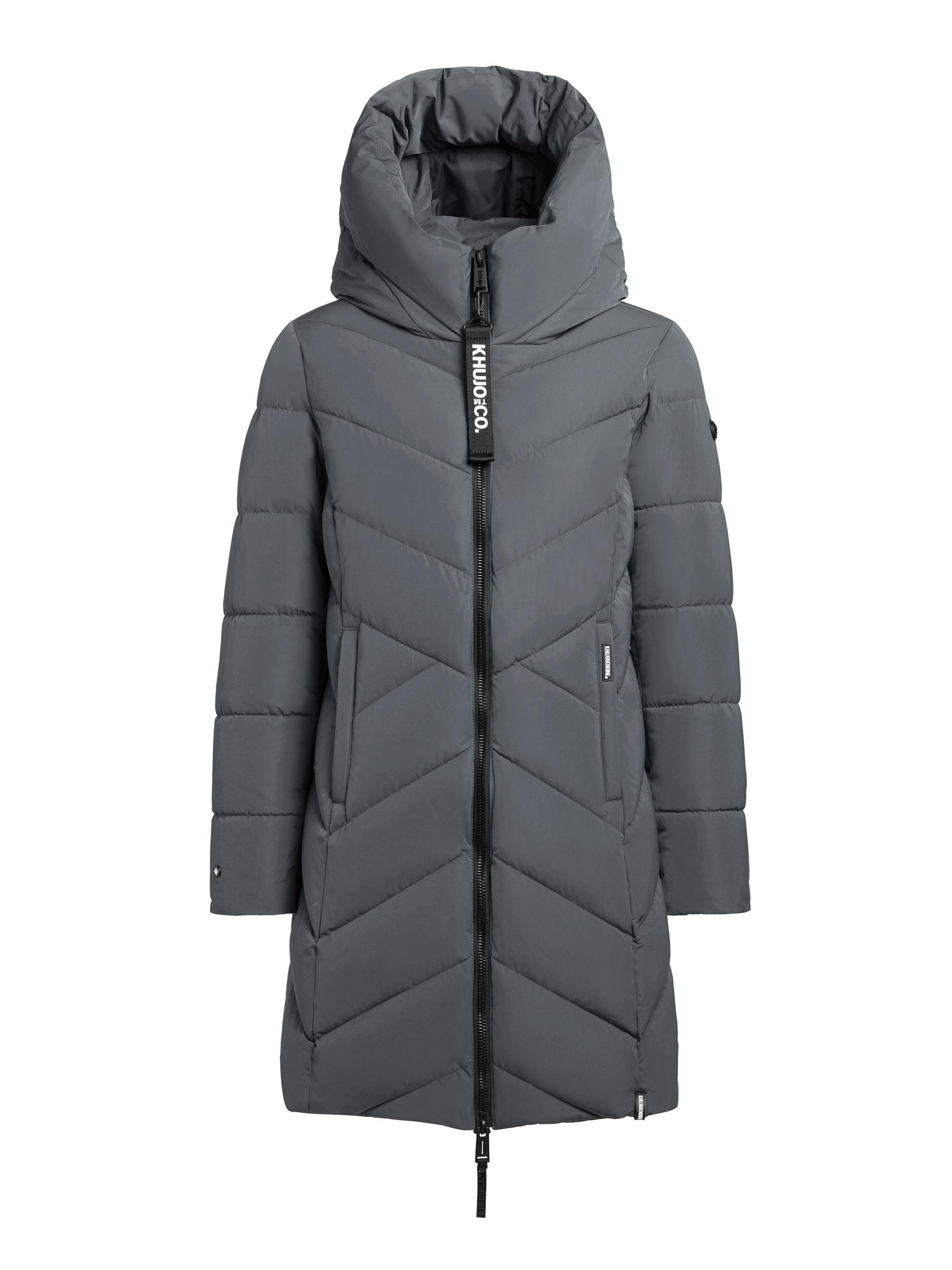 Winter Steppmantel mit Schlüsselanhänger "Darka2-YM" Foam Green