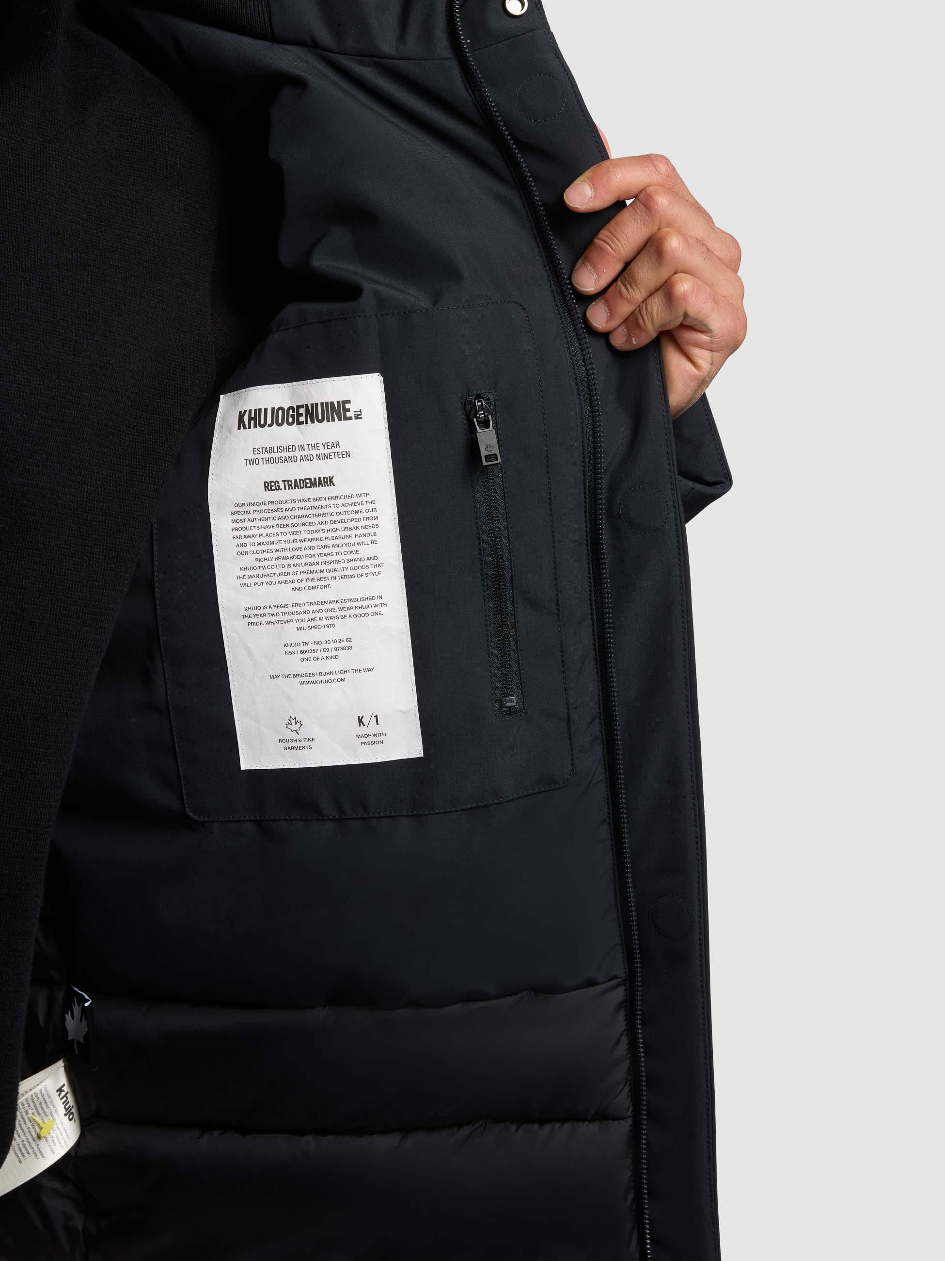 Winterjacke mit Kapuze "Etian" Port Blue