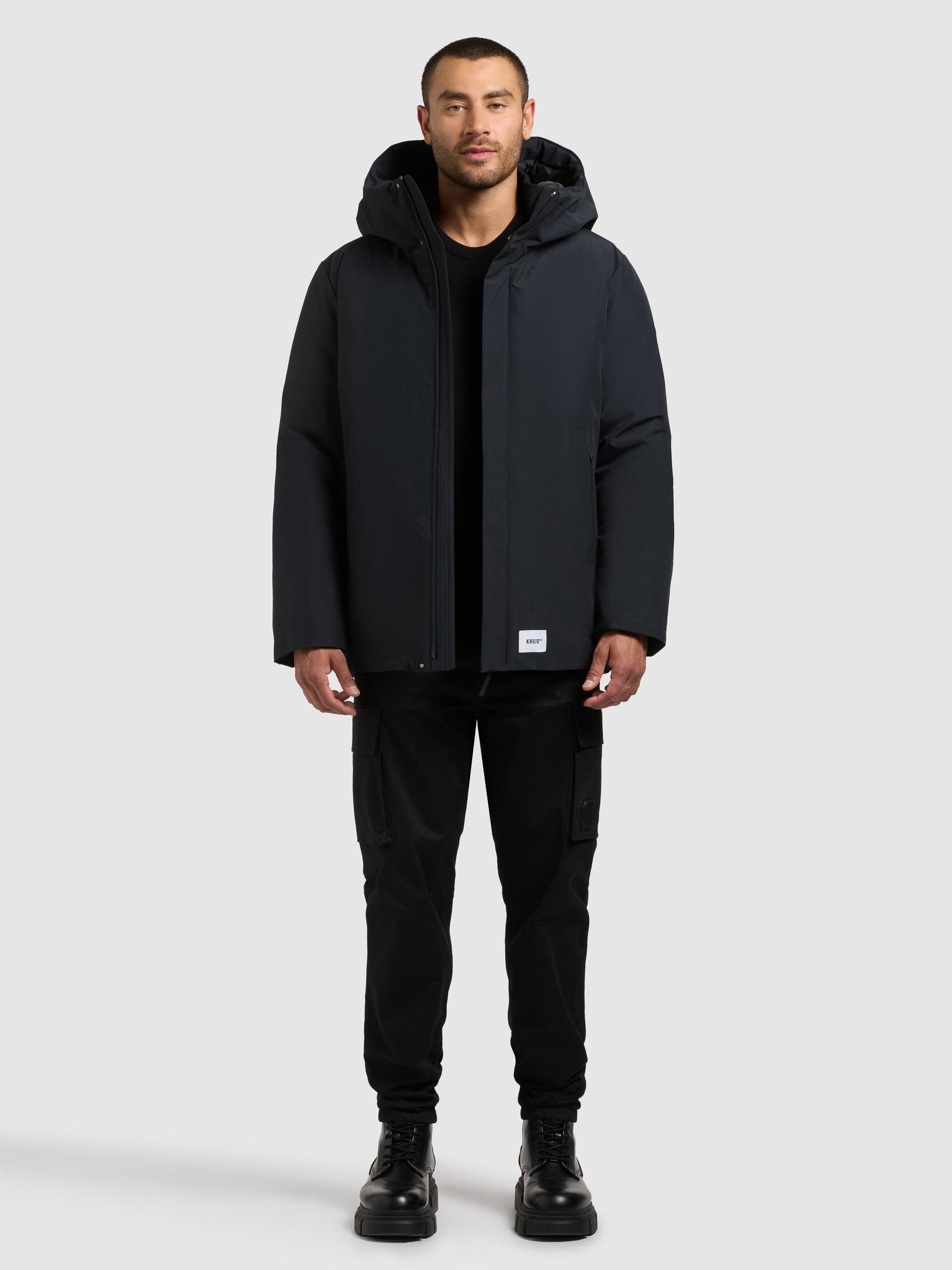 Winterjacke mit Kapuze "Etian" Port Blue