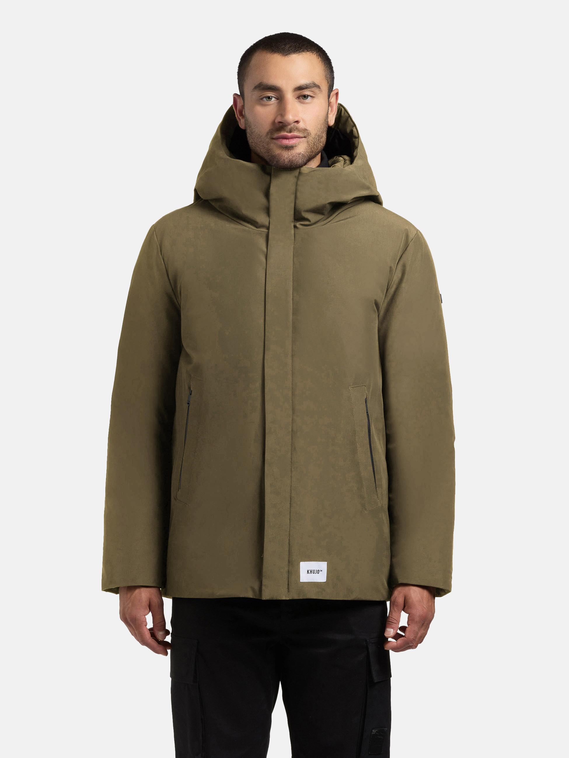 Winterjacke mit Kapuze "Etian" Scrub Green