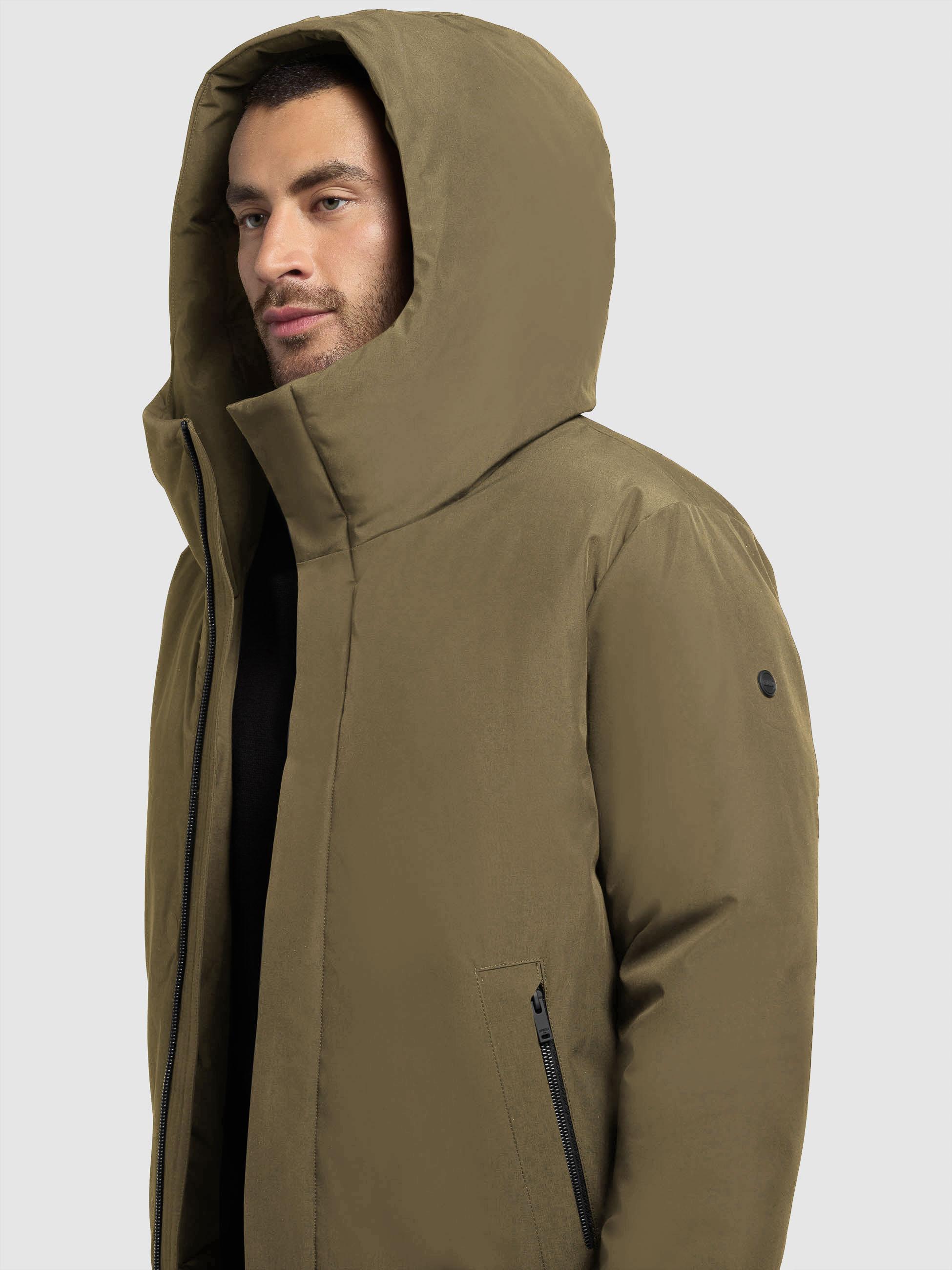 Winterjacke mit Kapuze "Etian" Scrub Green