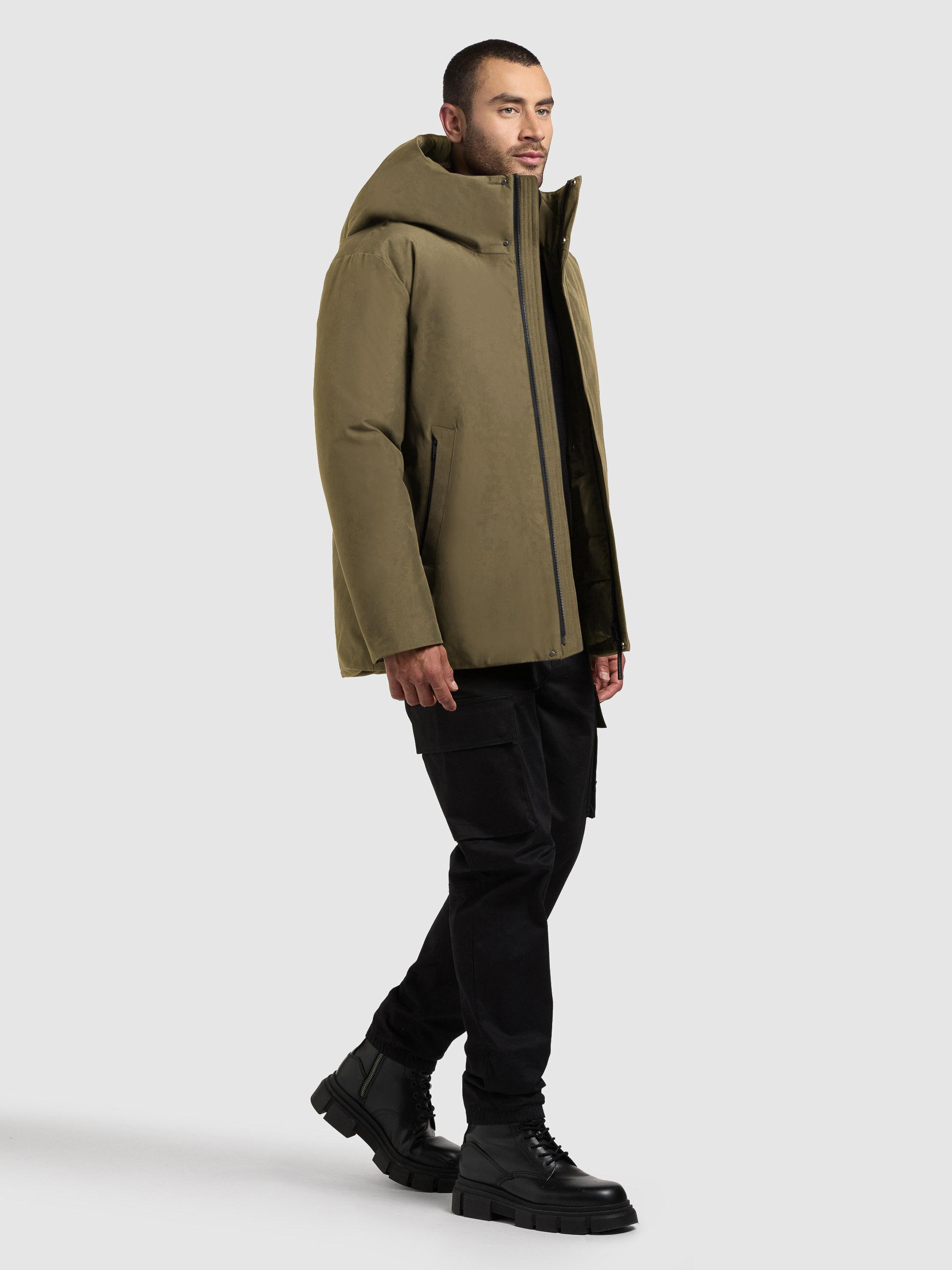 Winterjacke mit Kapuze "Etian" Scrub Green