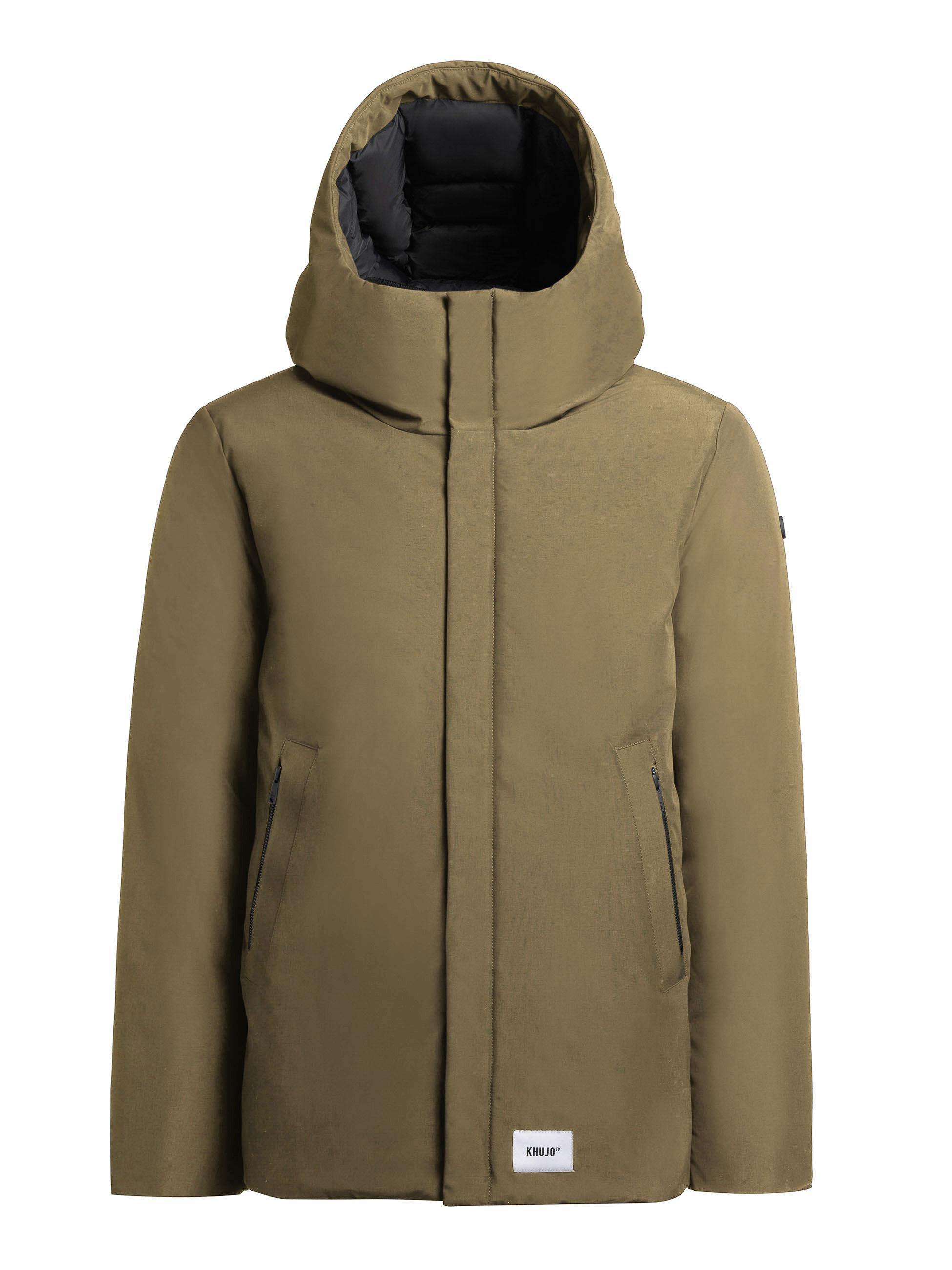 Winterjacke mit Kapuze "Etian" Scrub Green