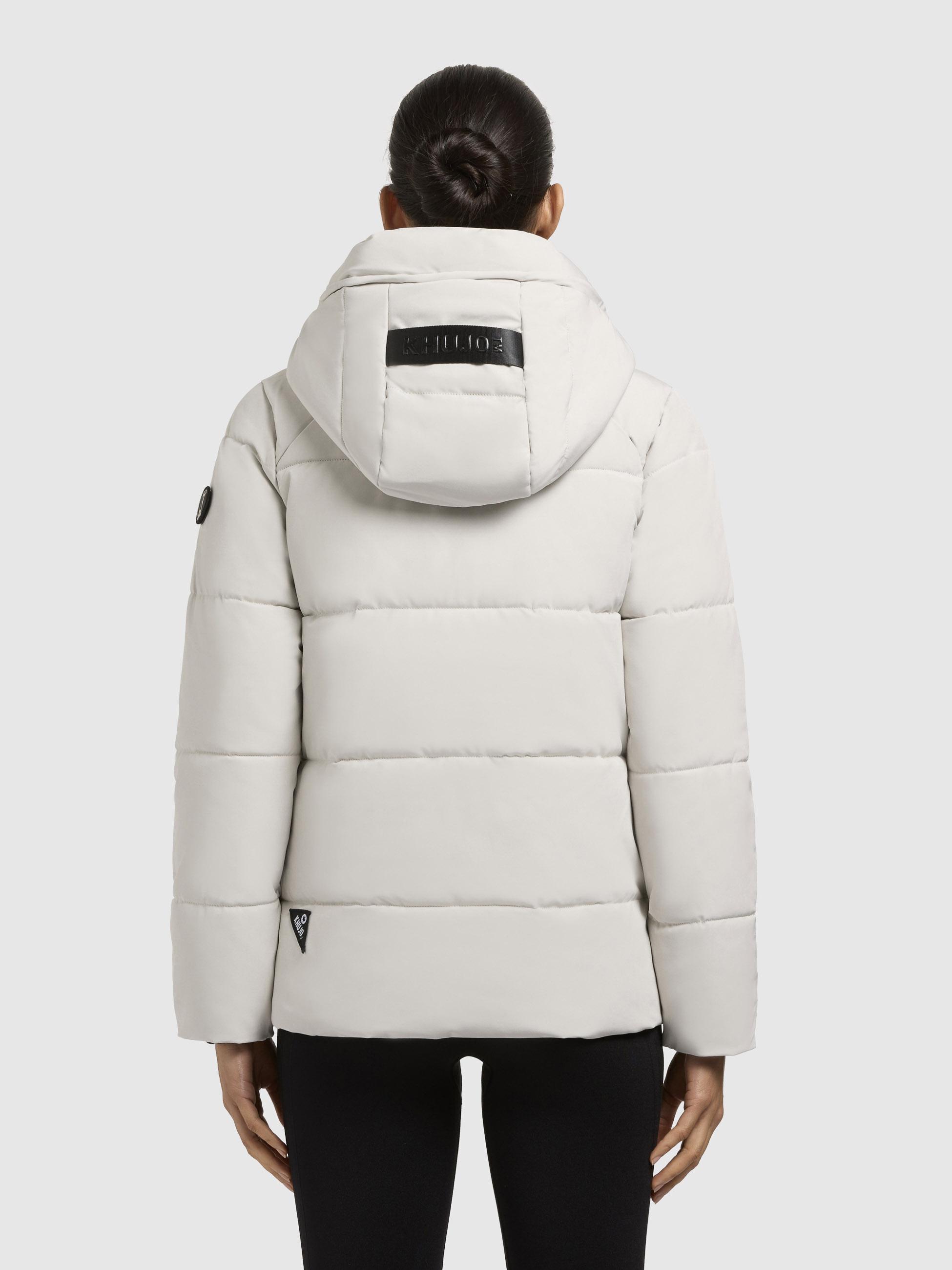 Warme Winter Steppjacke "Fanc2-YM" Cotton Cream