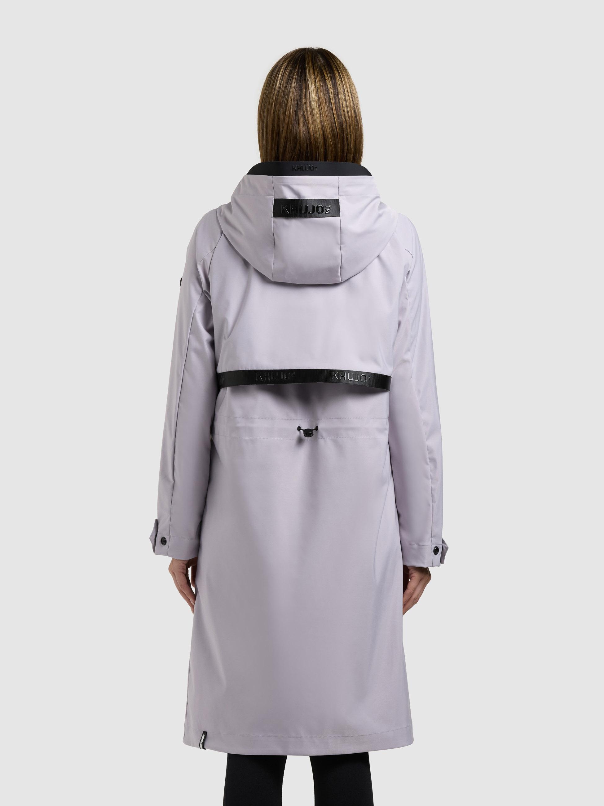 Übergangsmantel aus matt schimmerndem Obermaterial "Femke2" Summer Lilac