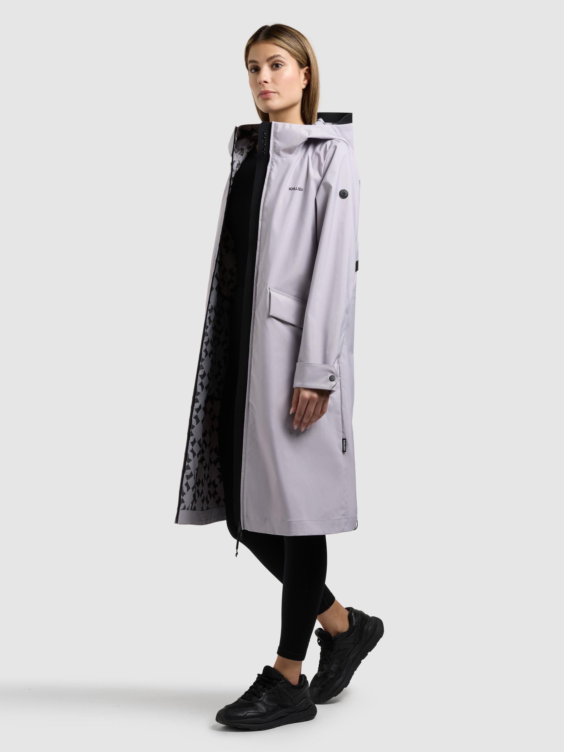 Übergangsmantel aus matt schimmerndem Obermaterial "Femke2" Summer Lilac