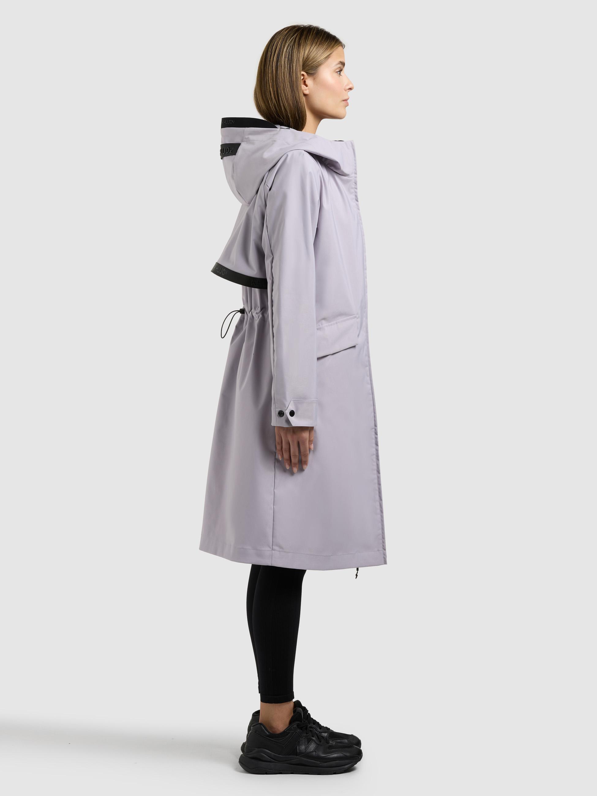 Übergangsmantel aus matt schimmerndem Obermaterial "Femke2" Summer Lilac