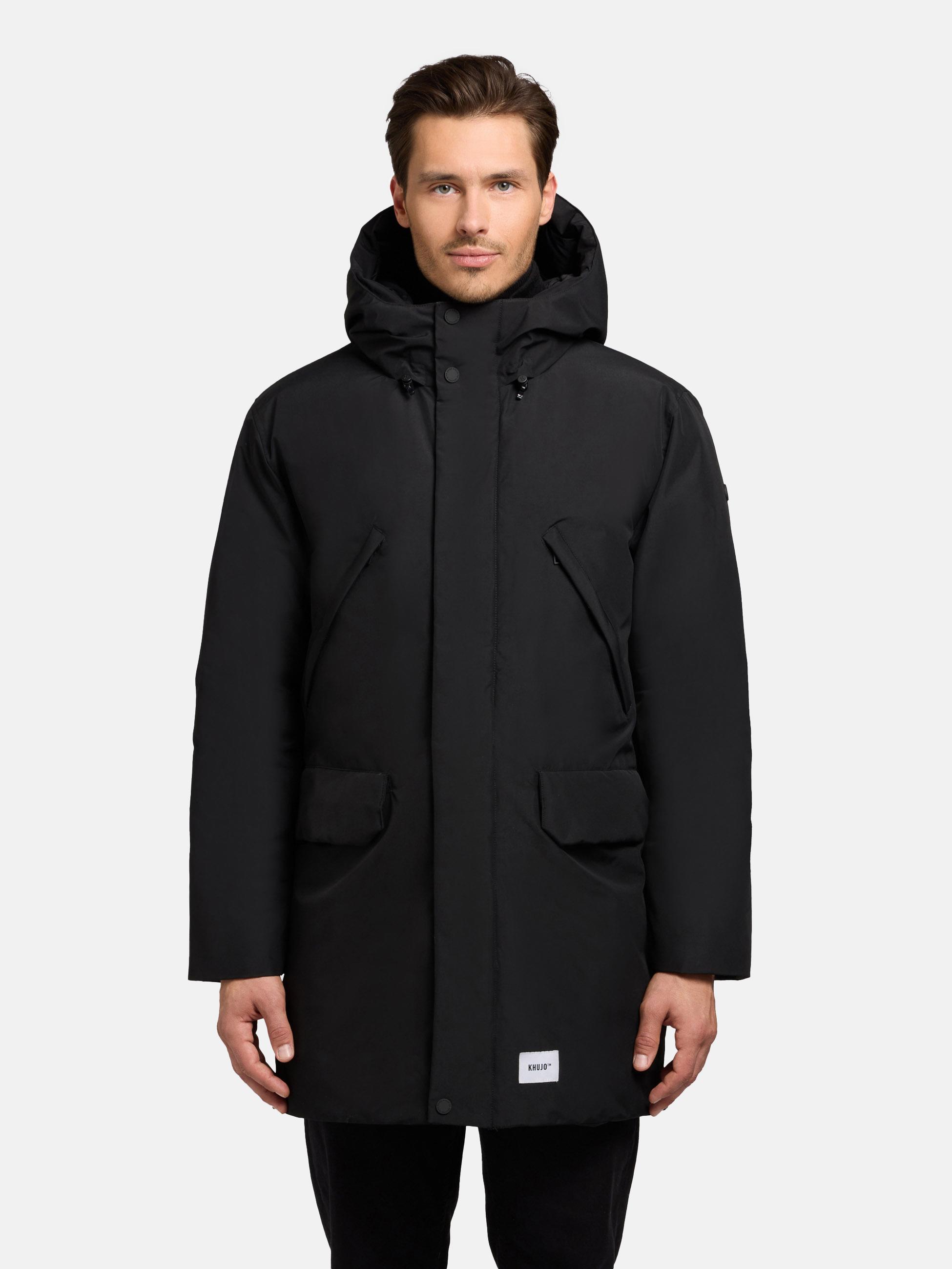 Wintermantel mit Kapuze "Figaro" Black