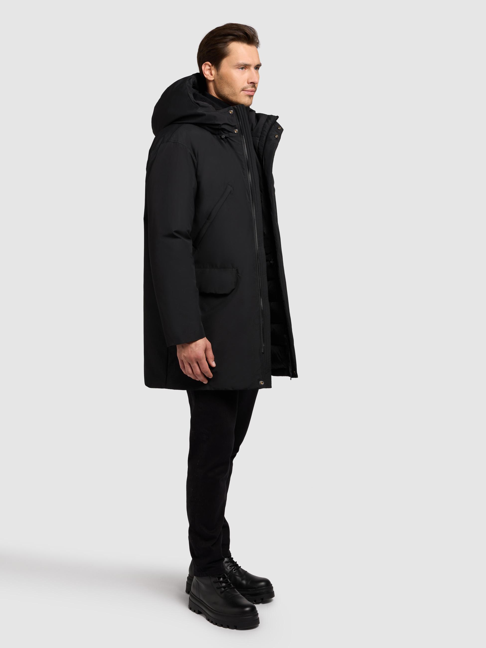 Wintermantel mit Kapuze "Figaro" Black