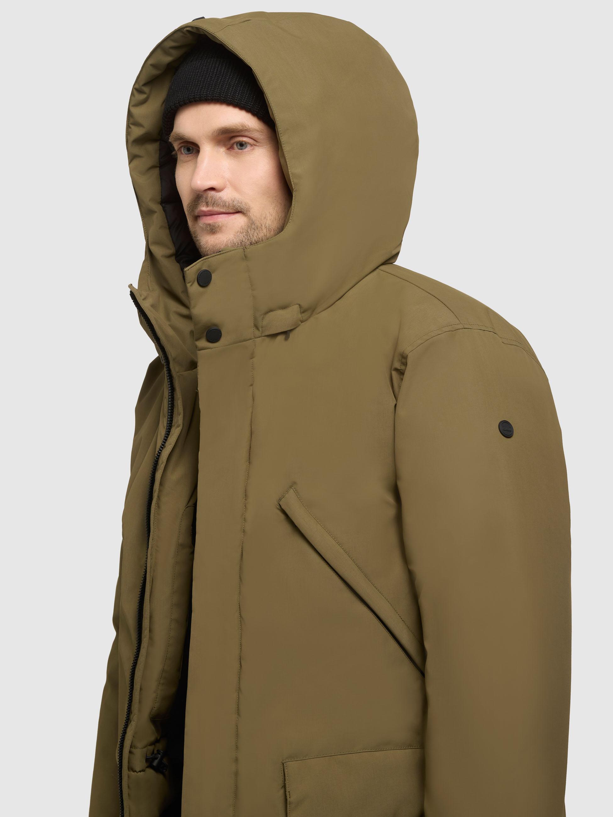Wintermantel mit Kapuze "Figaro" Scrub Green