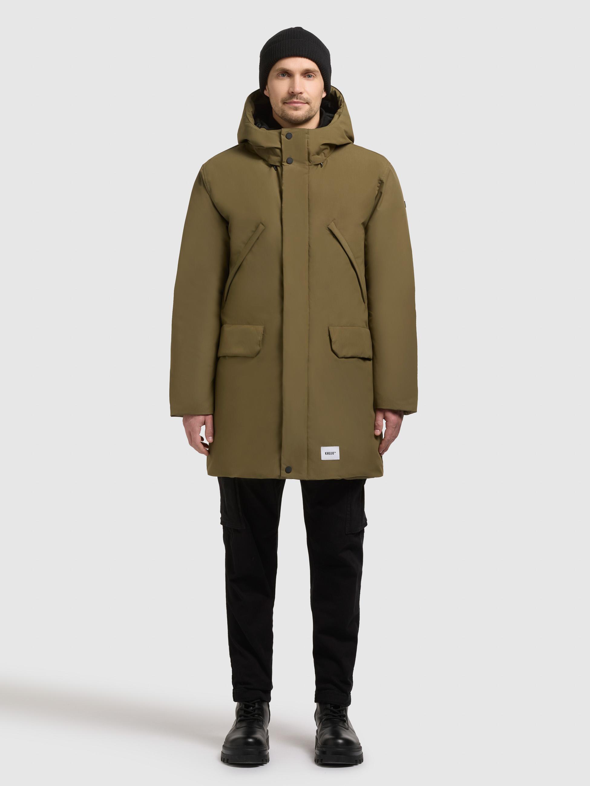 Wintermantel mit Kapuze "Figaro" Scrub Green