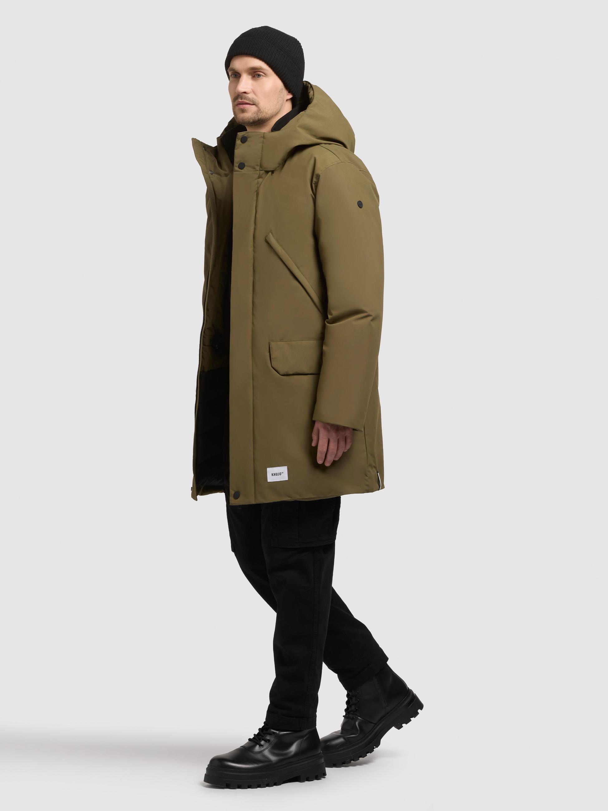 Wintermantel mit Kapuze "Figaro" Scrub Green