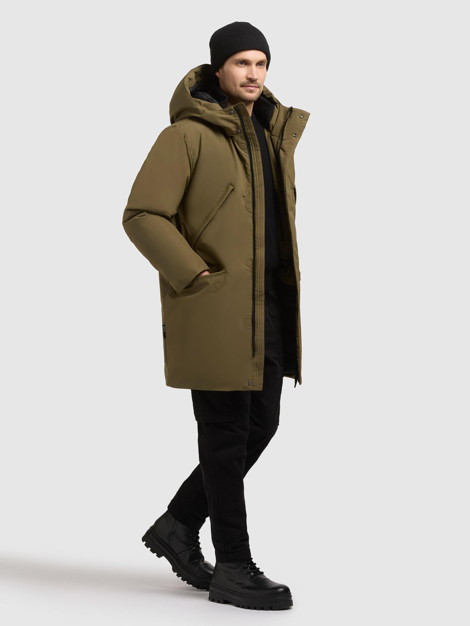Wintermantel mit Kapuze "Figaro" Scrub Green