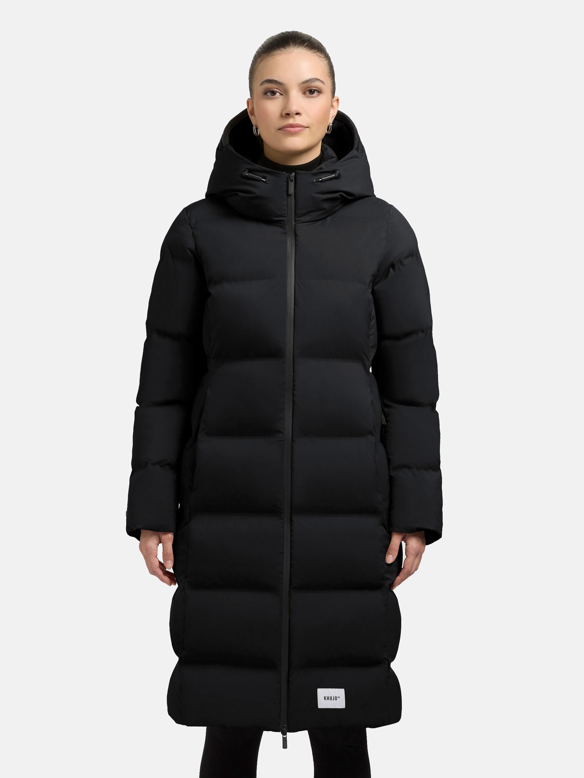 Wintermantel mit Kapuze "Finnie3" Black