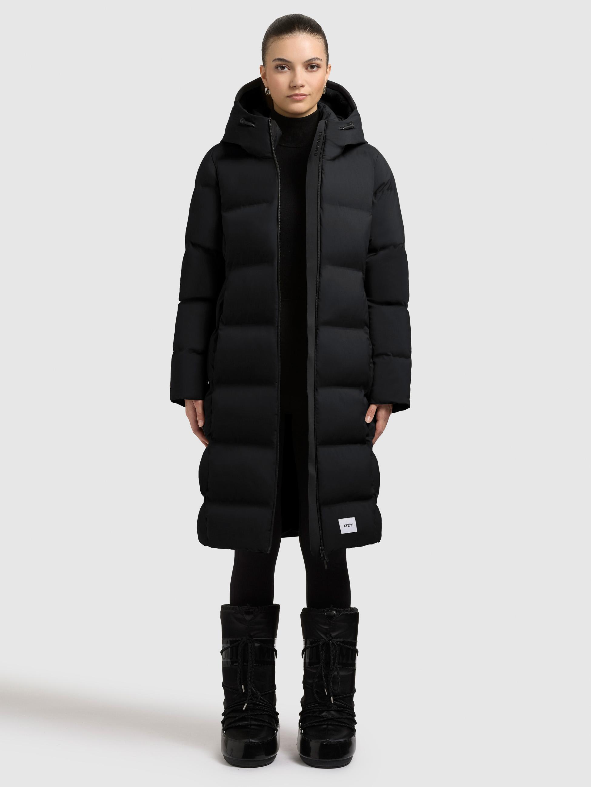 Wintermantel mit Kapuze "Finnie3" Black