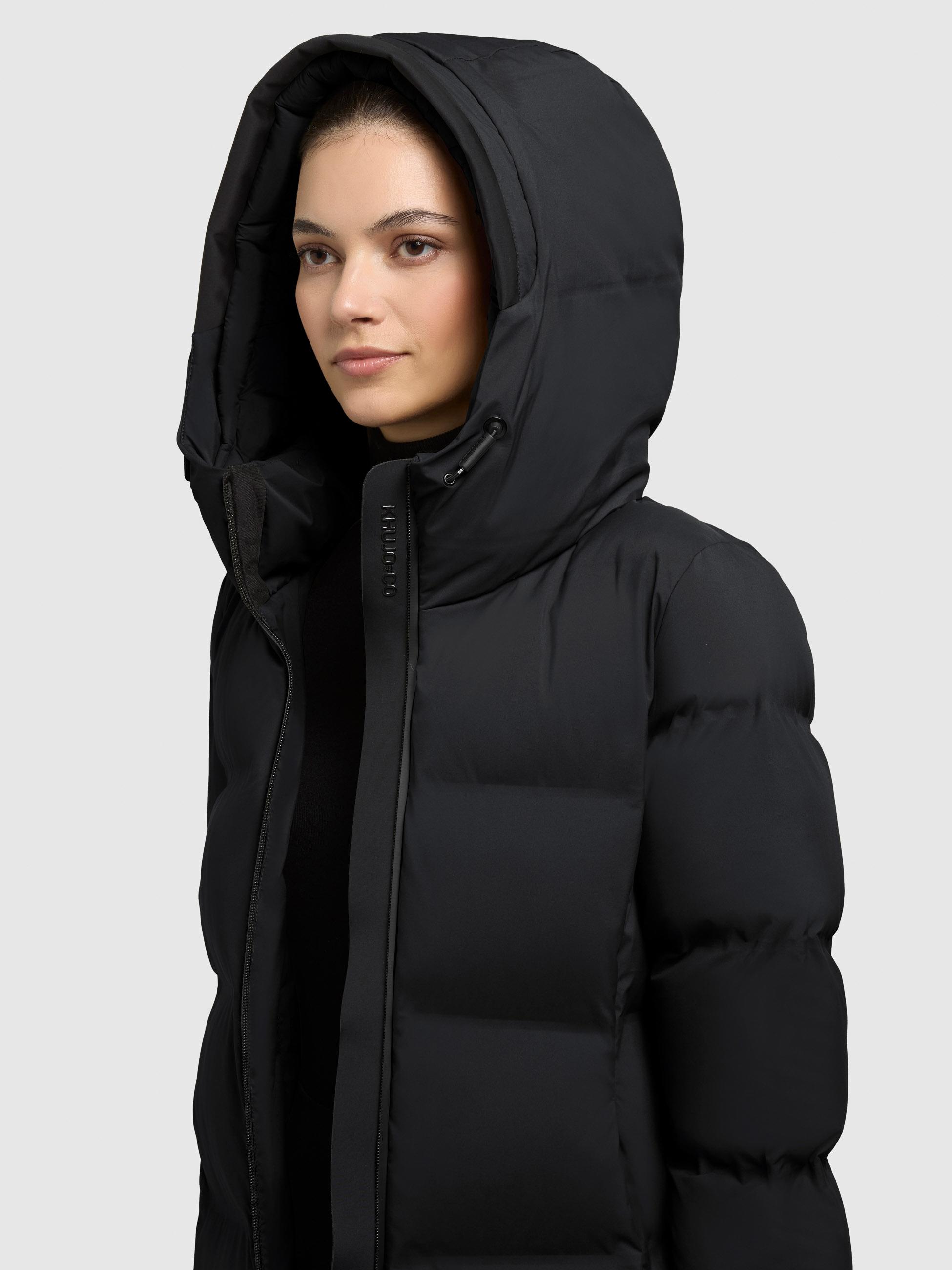 Wintermantel mit Kapuze "Finnie3" Black