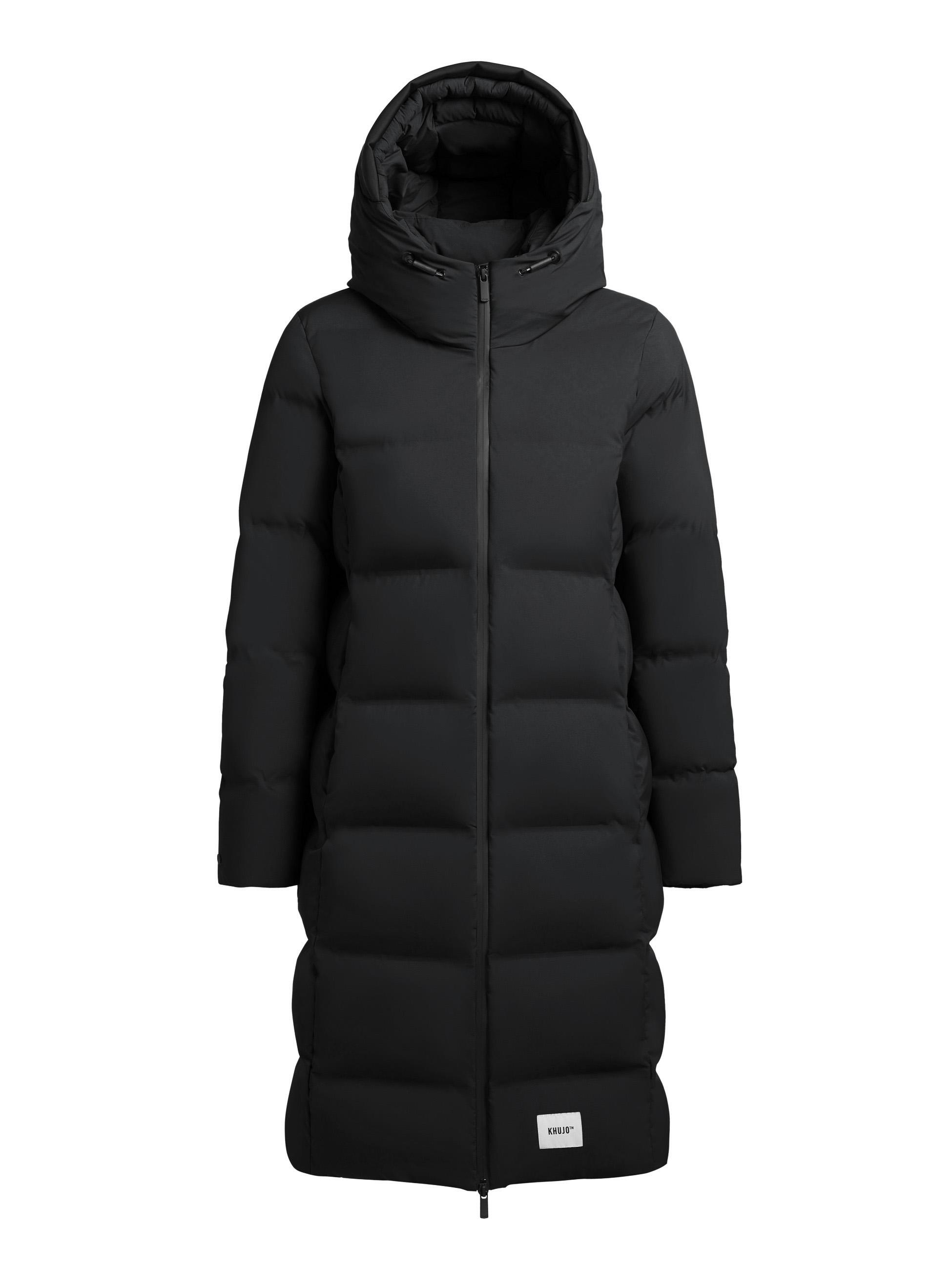 Wintermantel mit Kapuze "Finnie3" Black