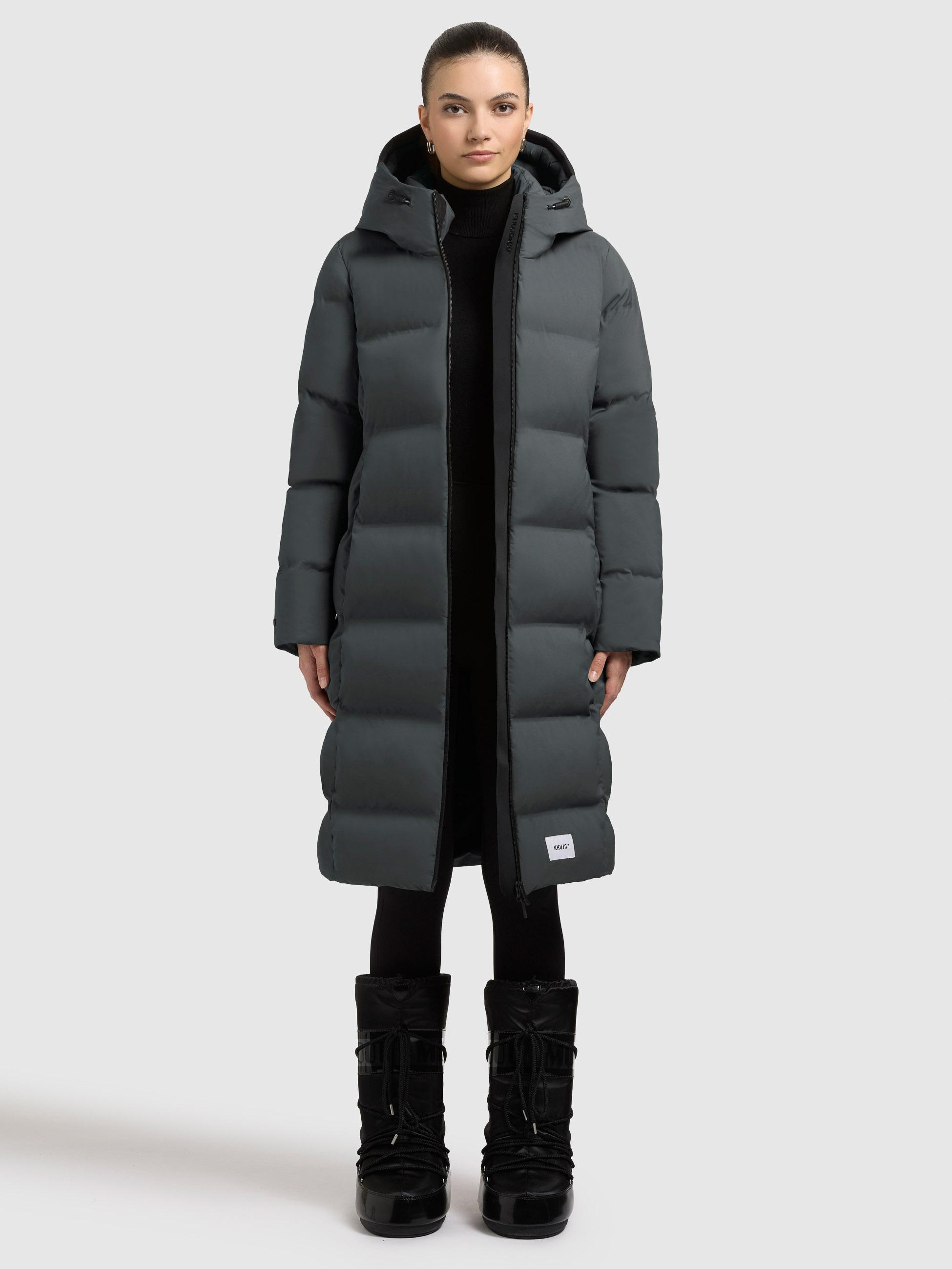Wintermantel mit Kapuze "Finnie3" Foam Green