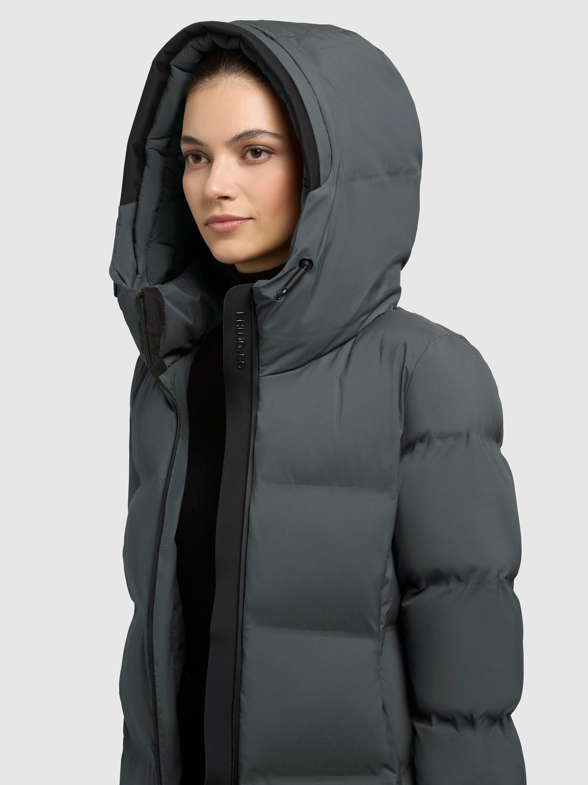 Wintermantel mit Kapuze "Finnie3" Foam Green