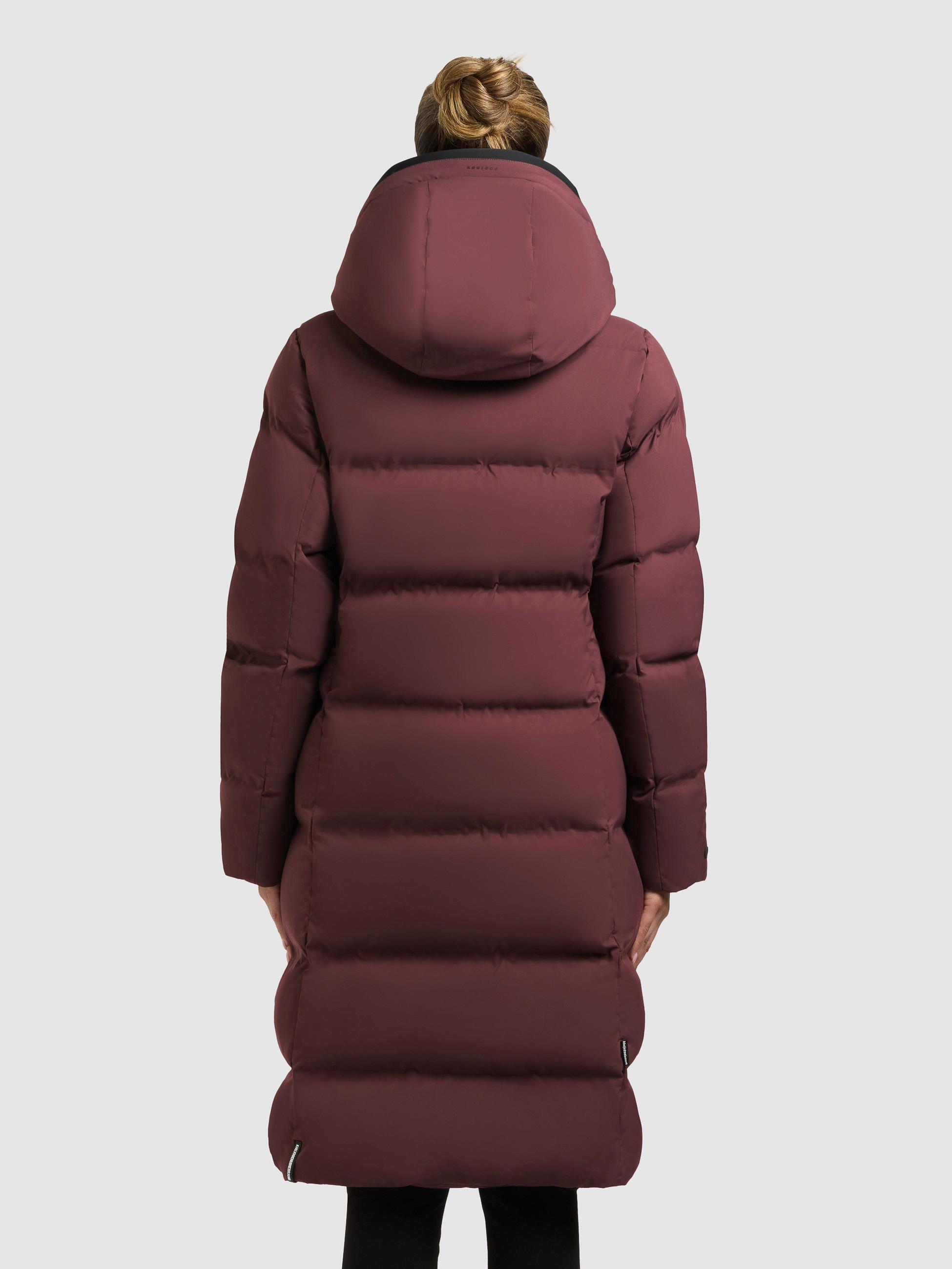 Wintermantel mit Kapuze "Finnie3" Moscato Red