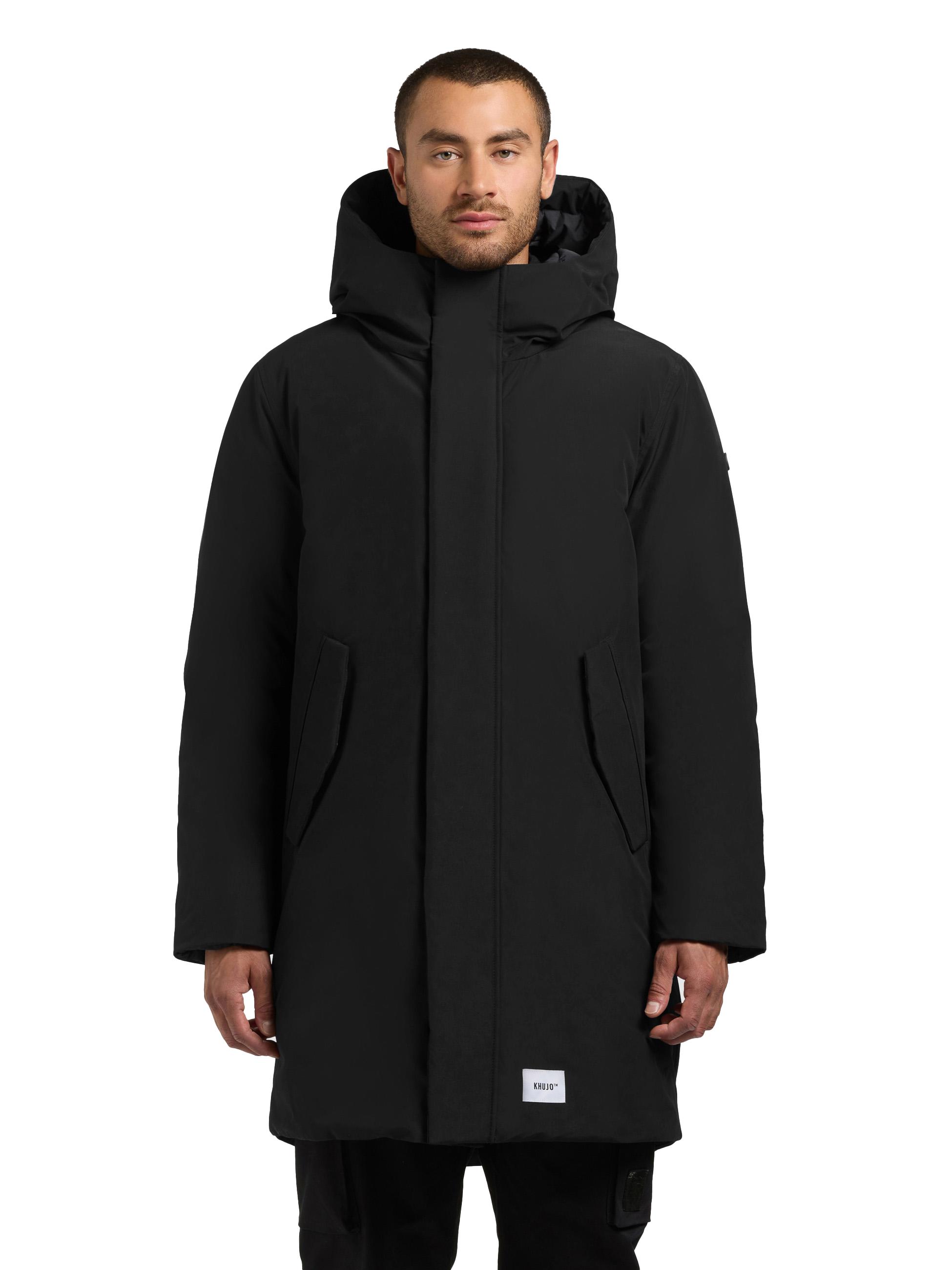 Wintermantel mit magnetischem Verschluss "Fogg" Black
