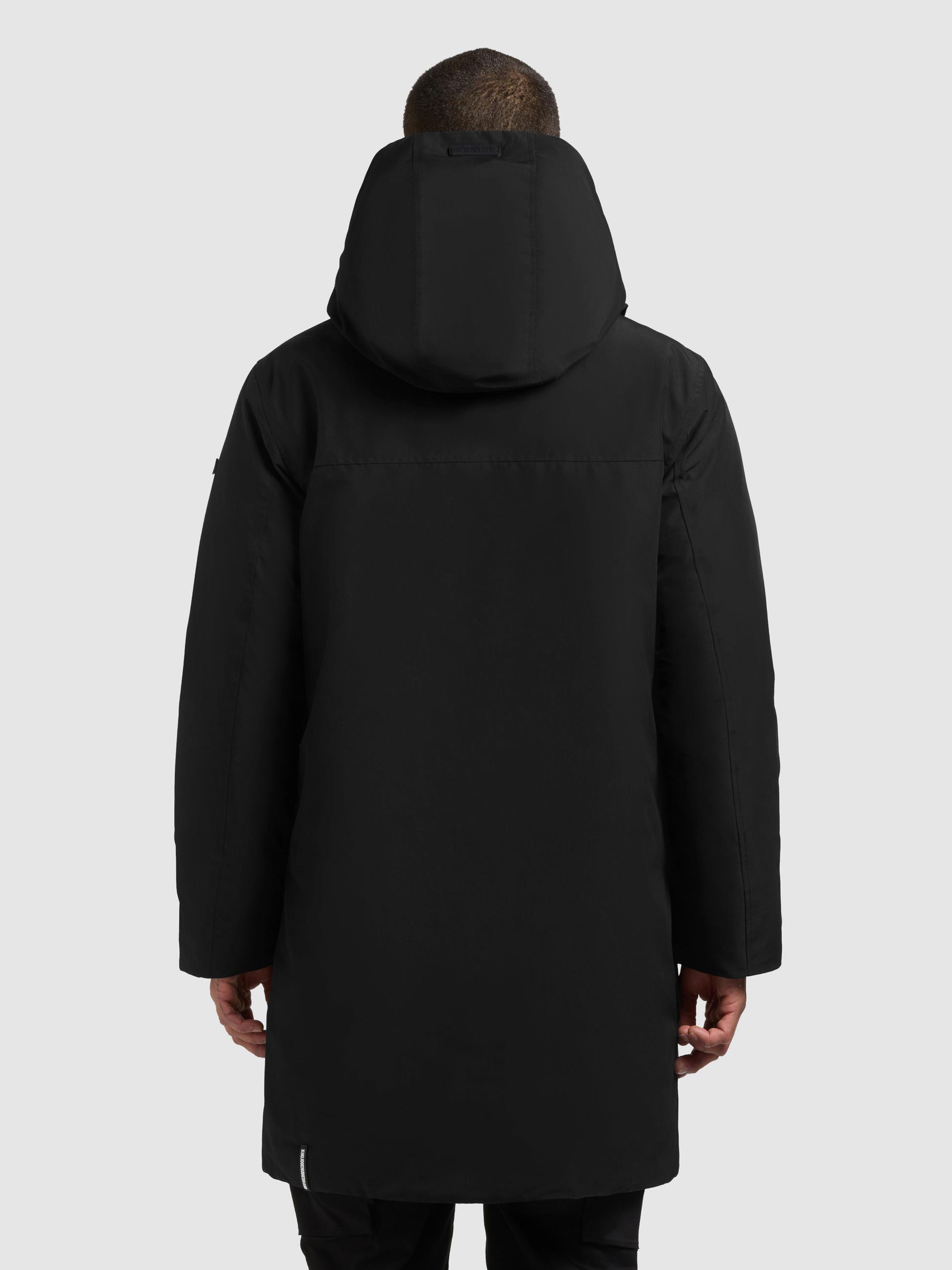 Wintermantel mit magnetischem Verschluss "Fogg" Black