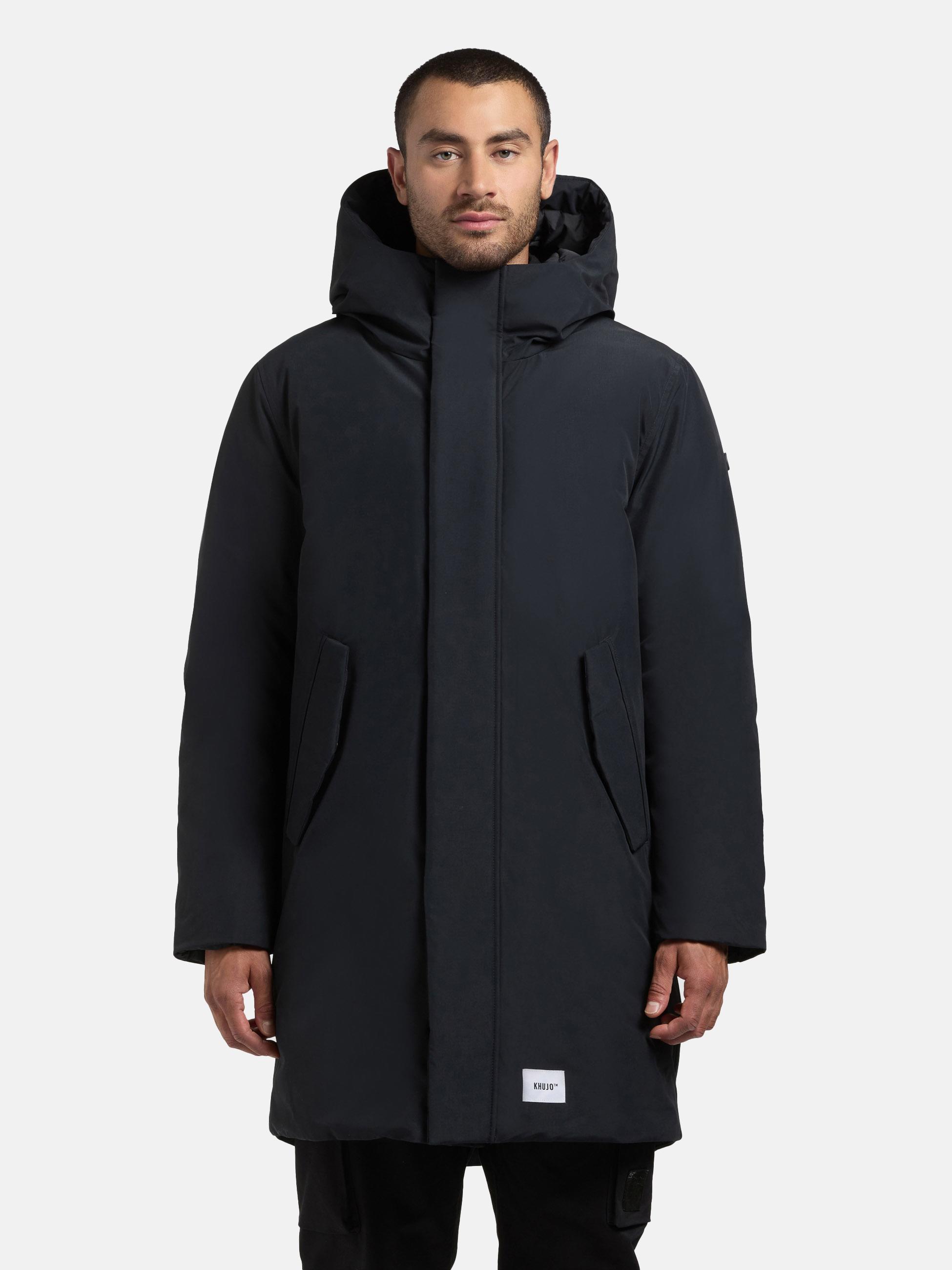 Wintermantel mit magnetischem Verschluss "Fogg" Port Blue