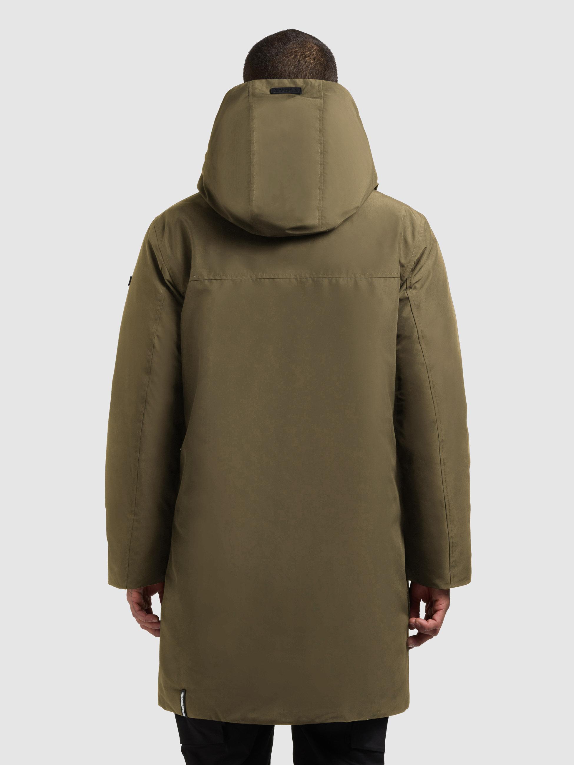 Wintermantel mit magnetischem Verschluss "Fogg" Scrub Green