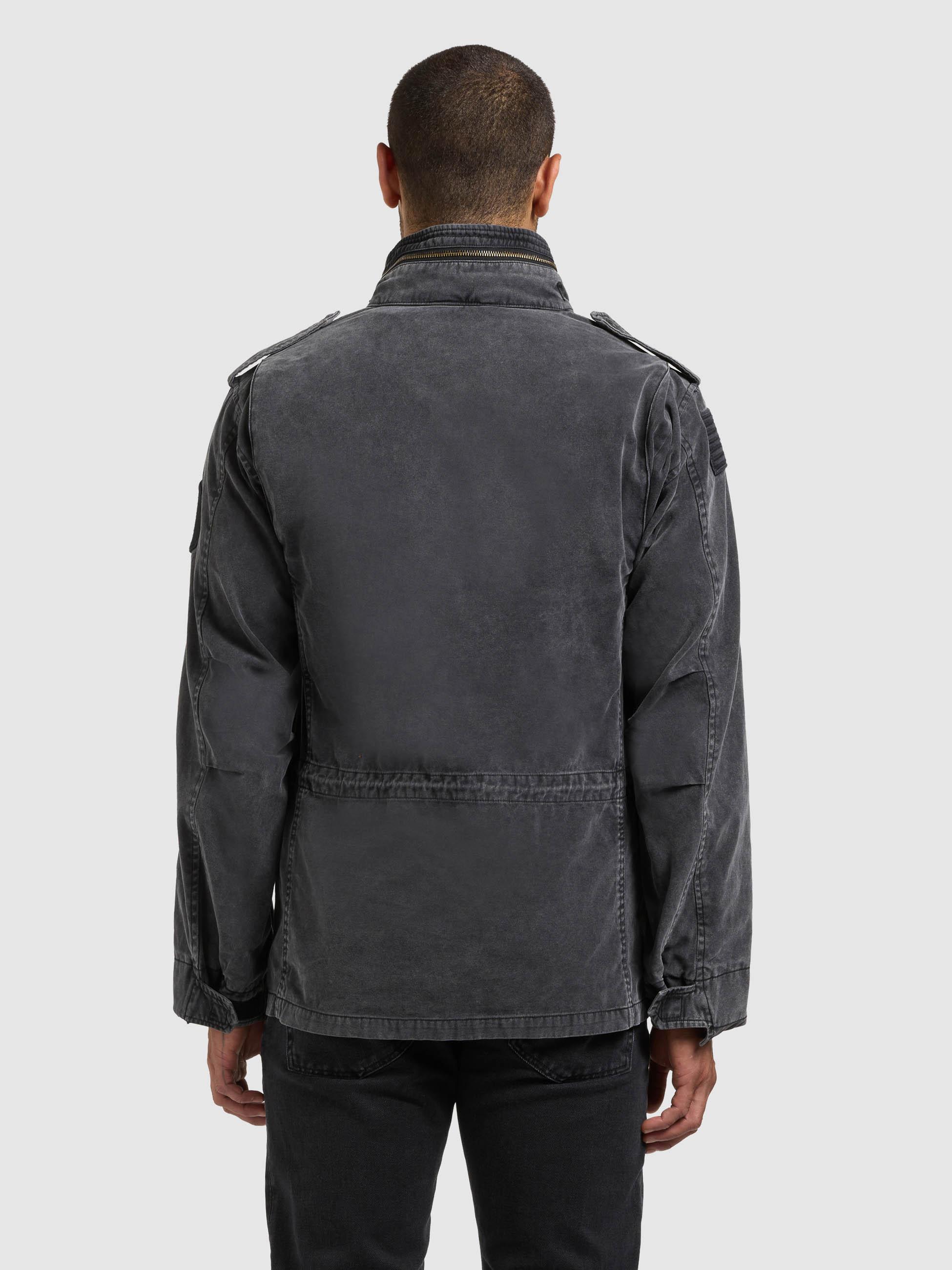 Übergangsparka mit Stehkragen "Gene" Black