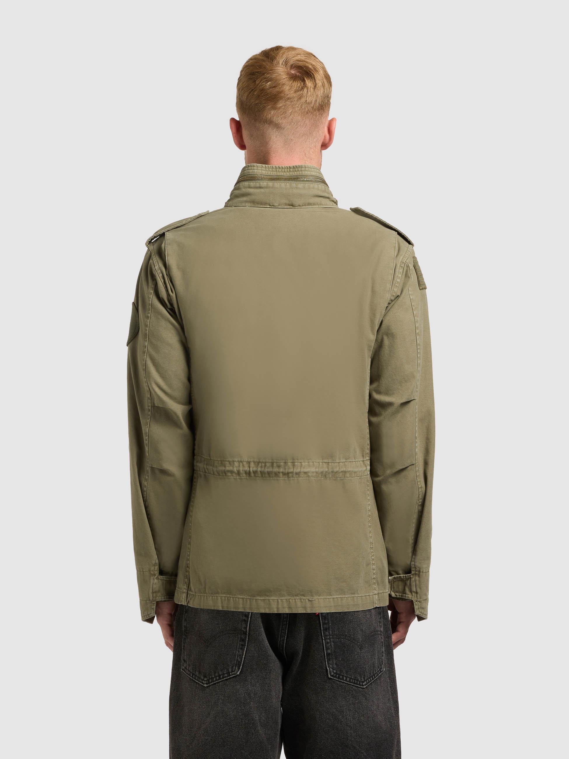 Übergangsparka mit Stehkragen "Gene" Olive