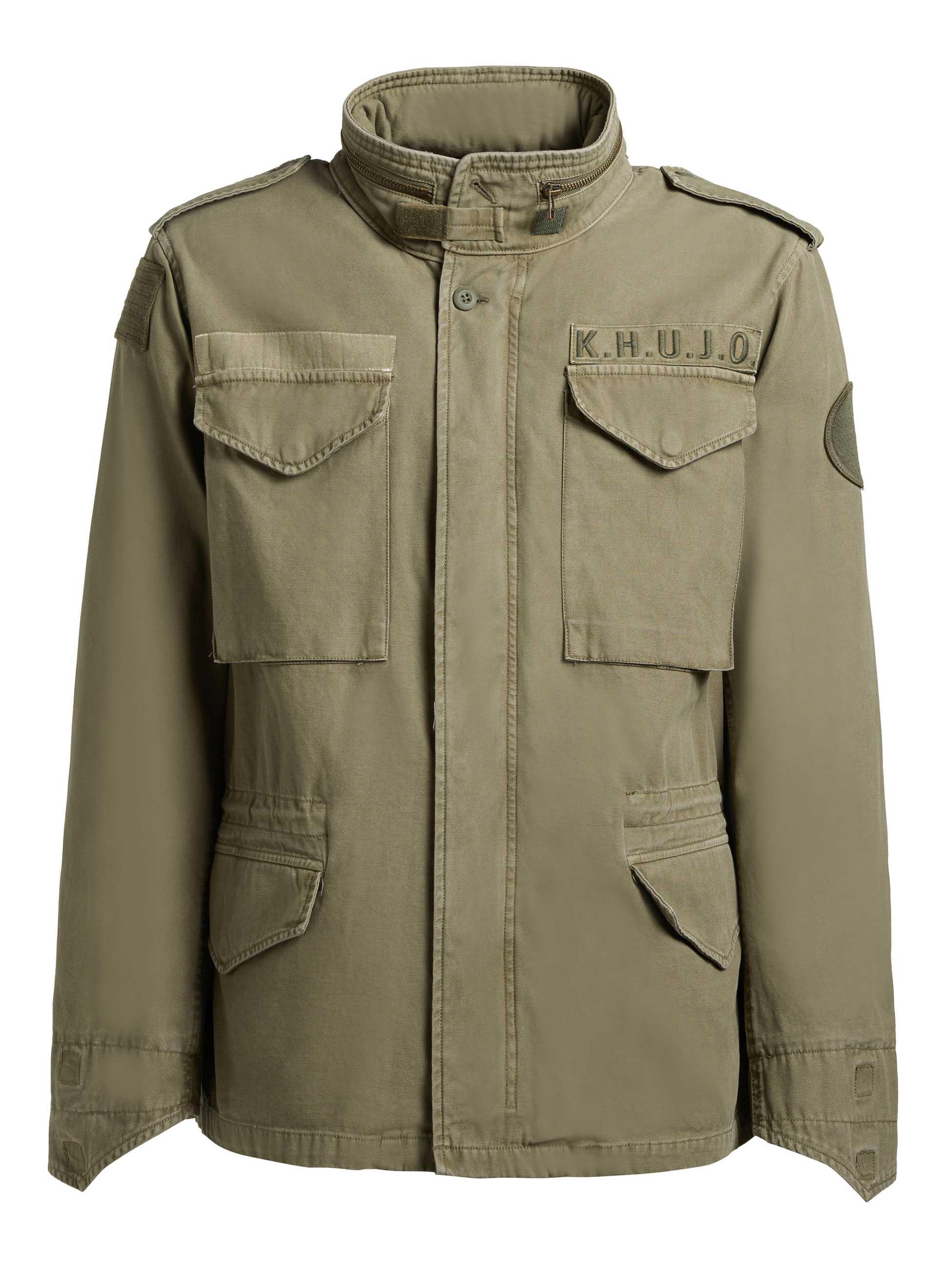 Übergangsparka mit Stehkragen "Gene" Olive